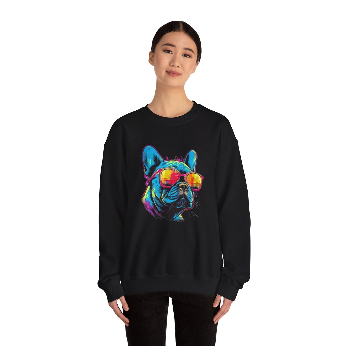 Colorful Bulldog Sweatshirt