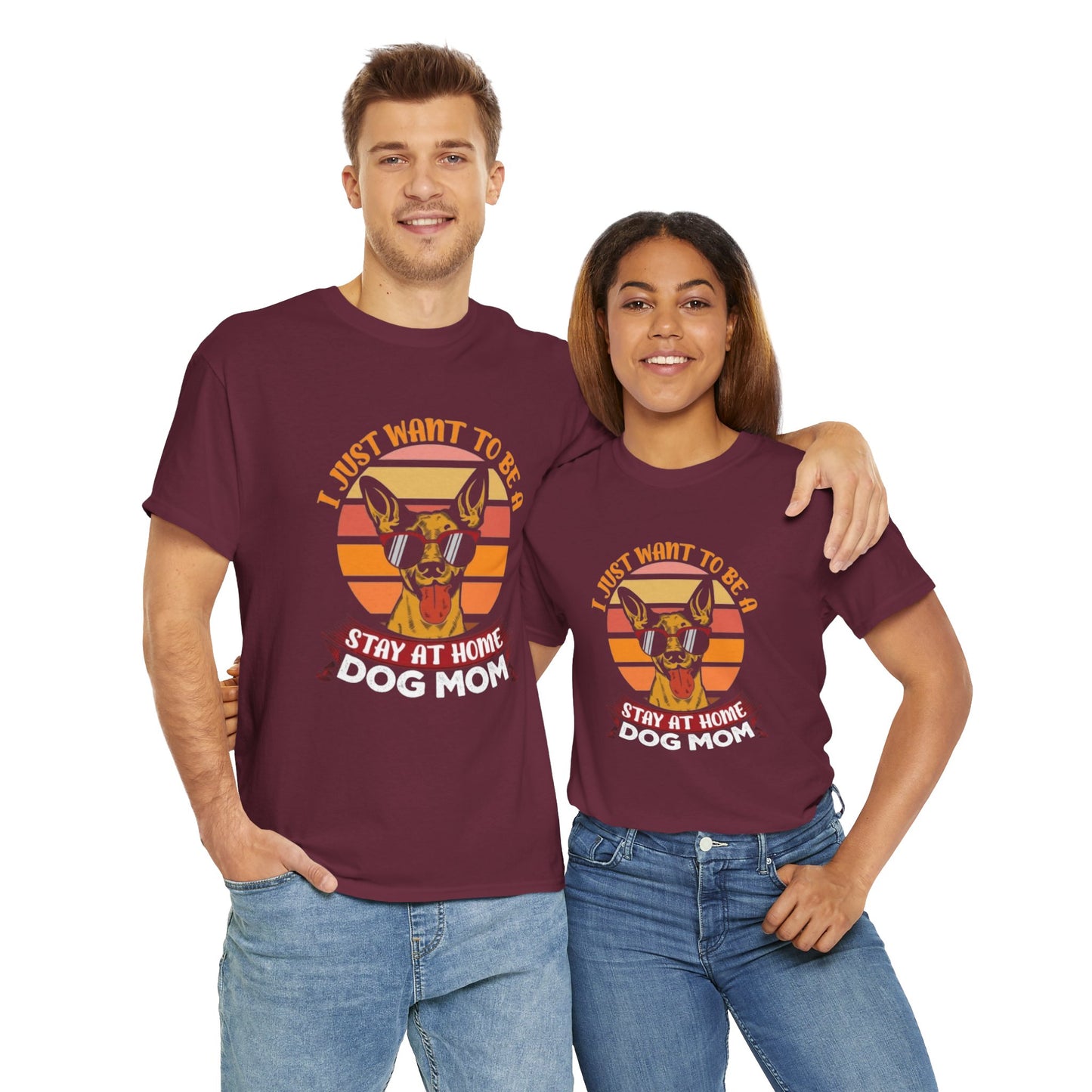 Stay-at-Home Dog Mom Tee