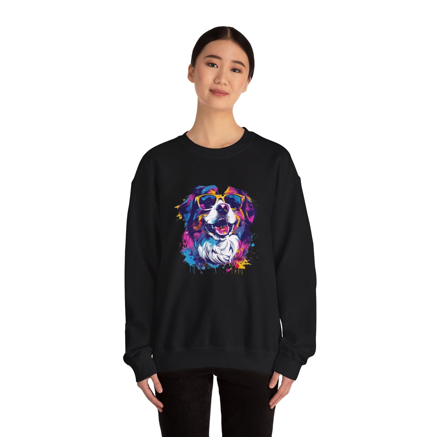 Colorful Dog Lover's Sweatshirt