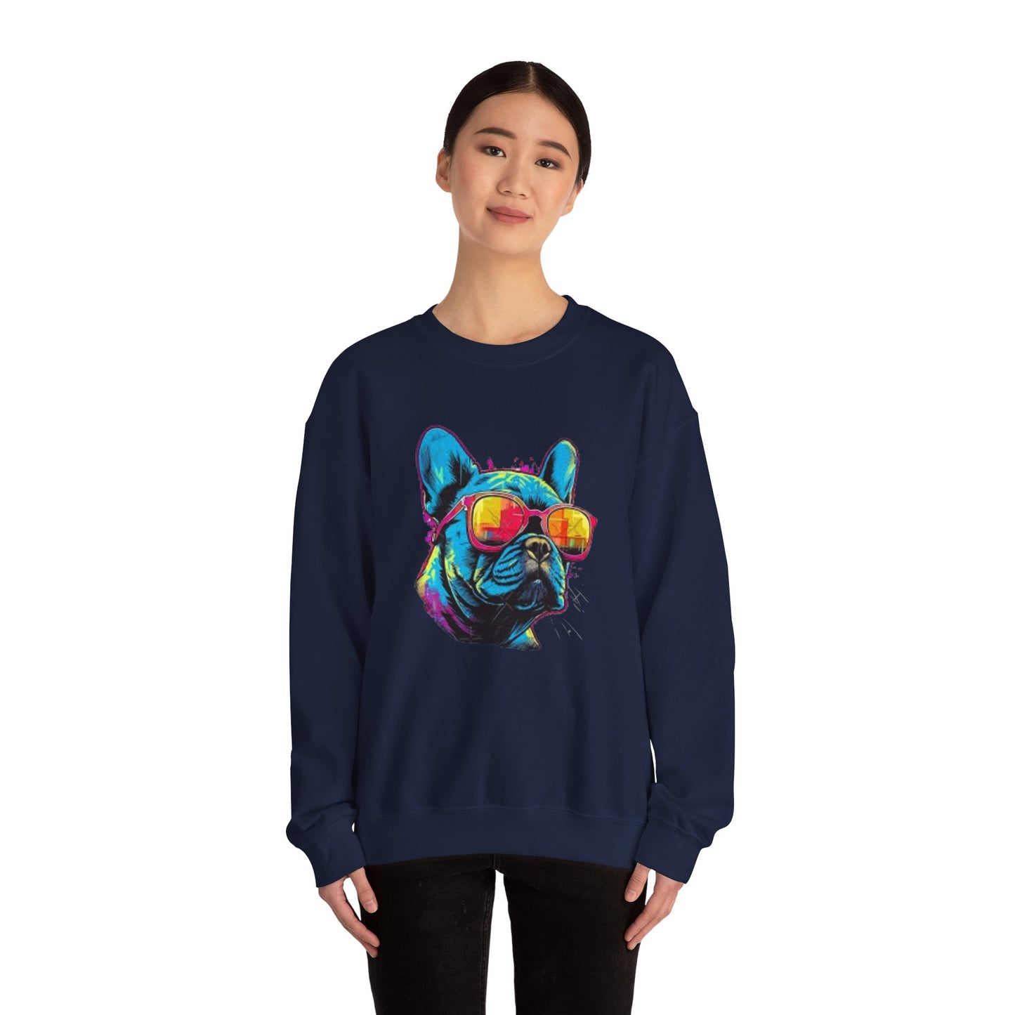Colorful Bulldog Sweatshirt