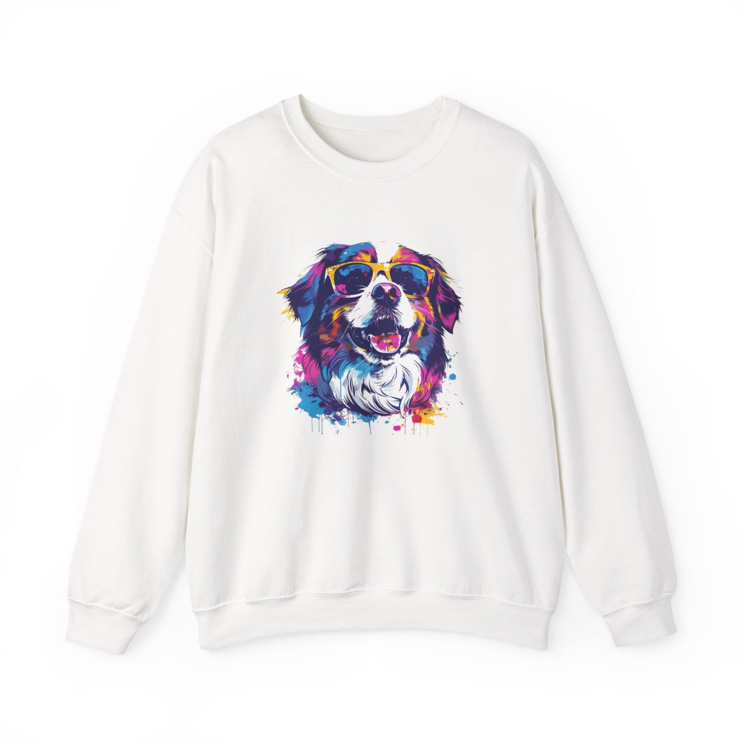 Colorful Dog Lover's Sweatshirt