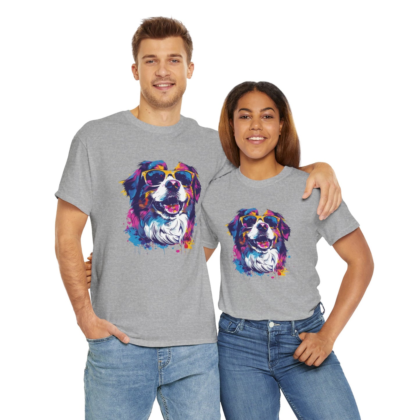 Colorful Dog Art Tee