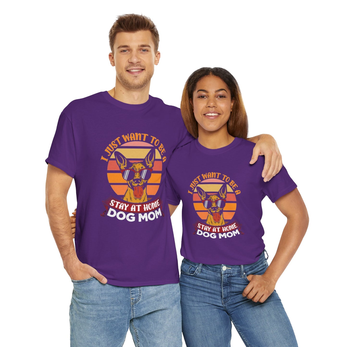 Stay-at-Home Dog Mom Tee