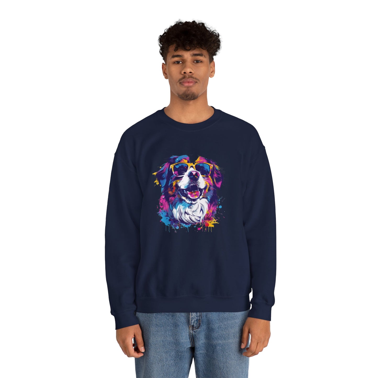 Colorful Dog Lover's Sweatshirt