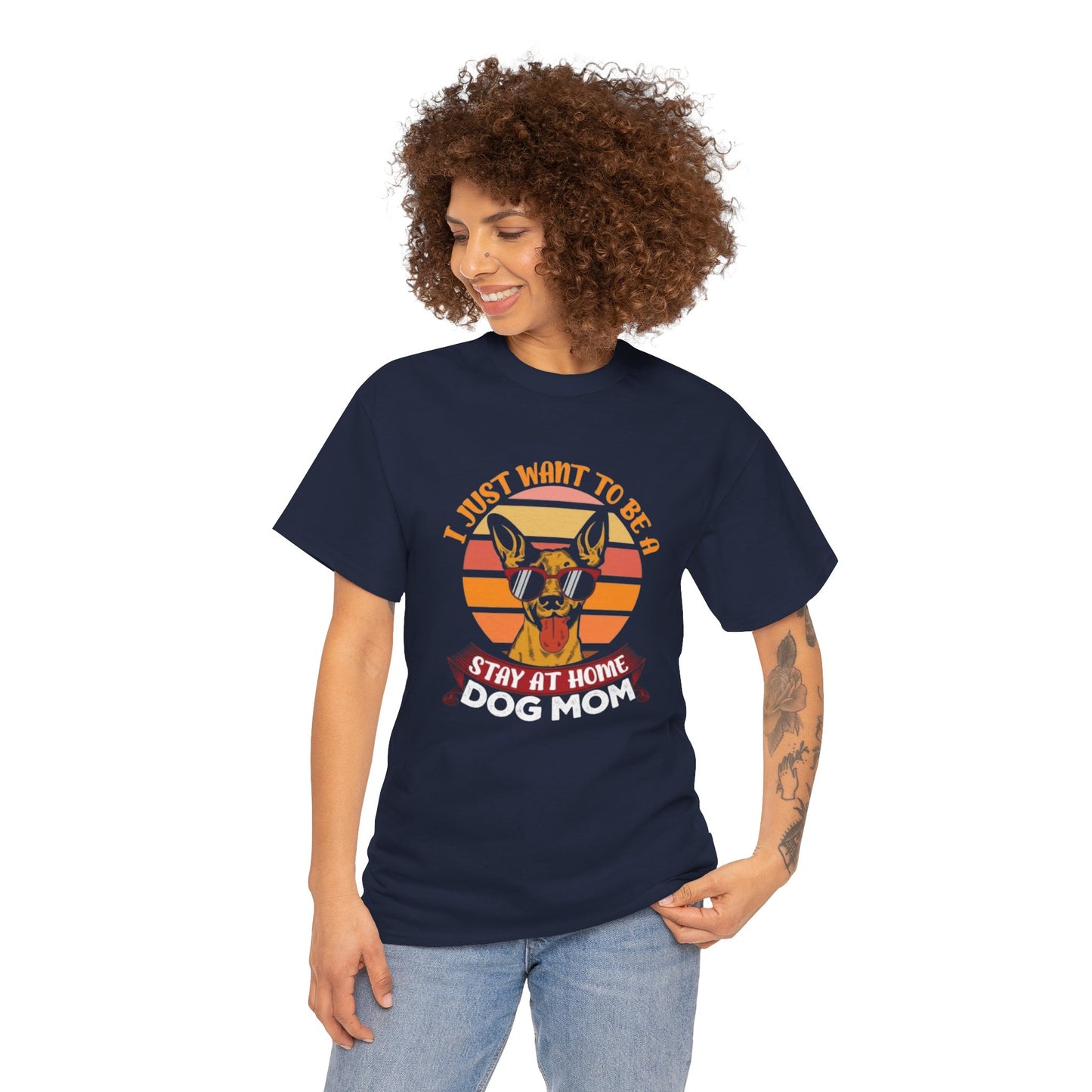 Stay-at-Home Dog Mom Tee