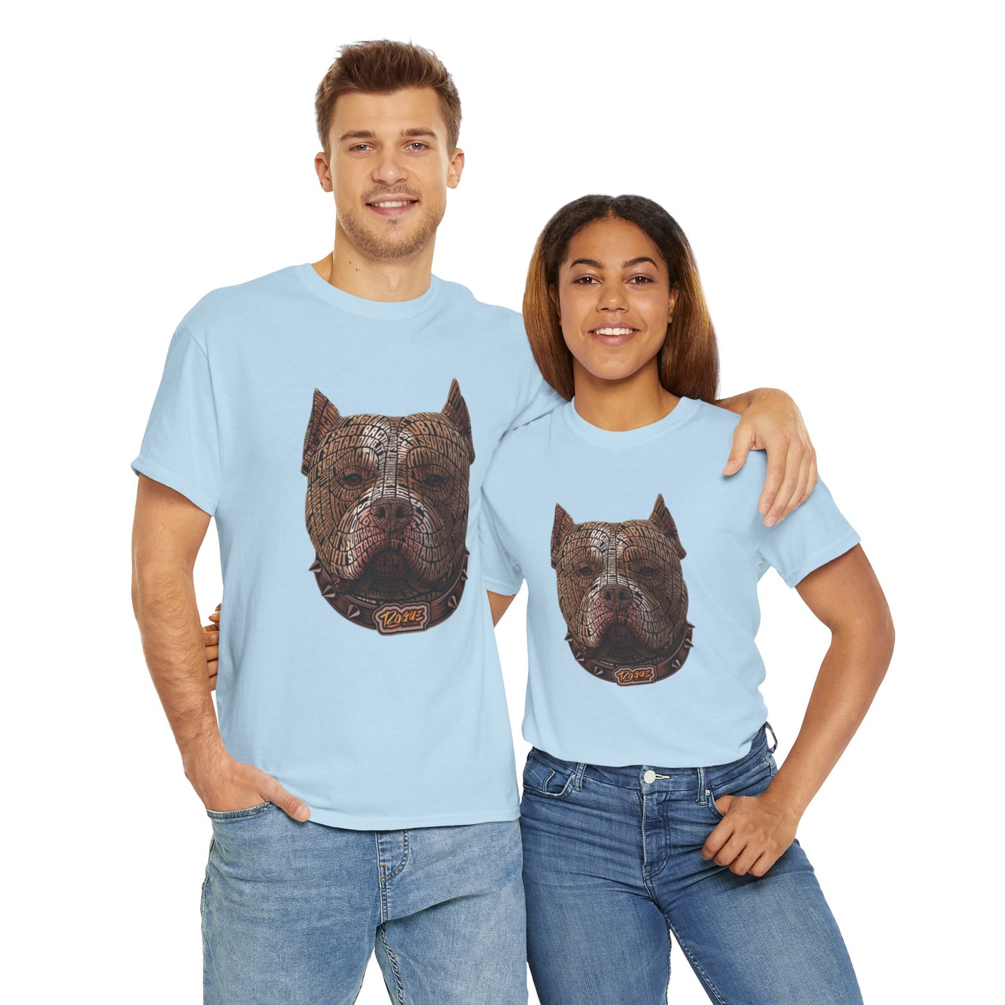 Pitbull Design Unisex Heavy Cotton Tee