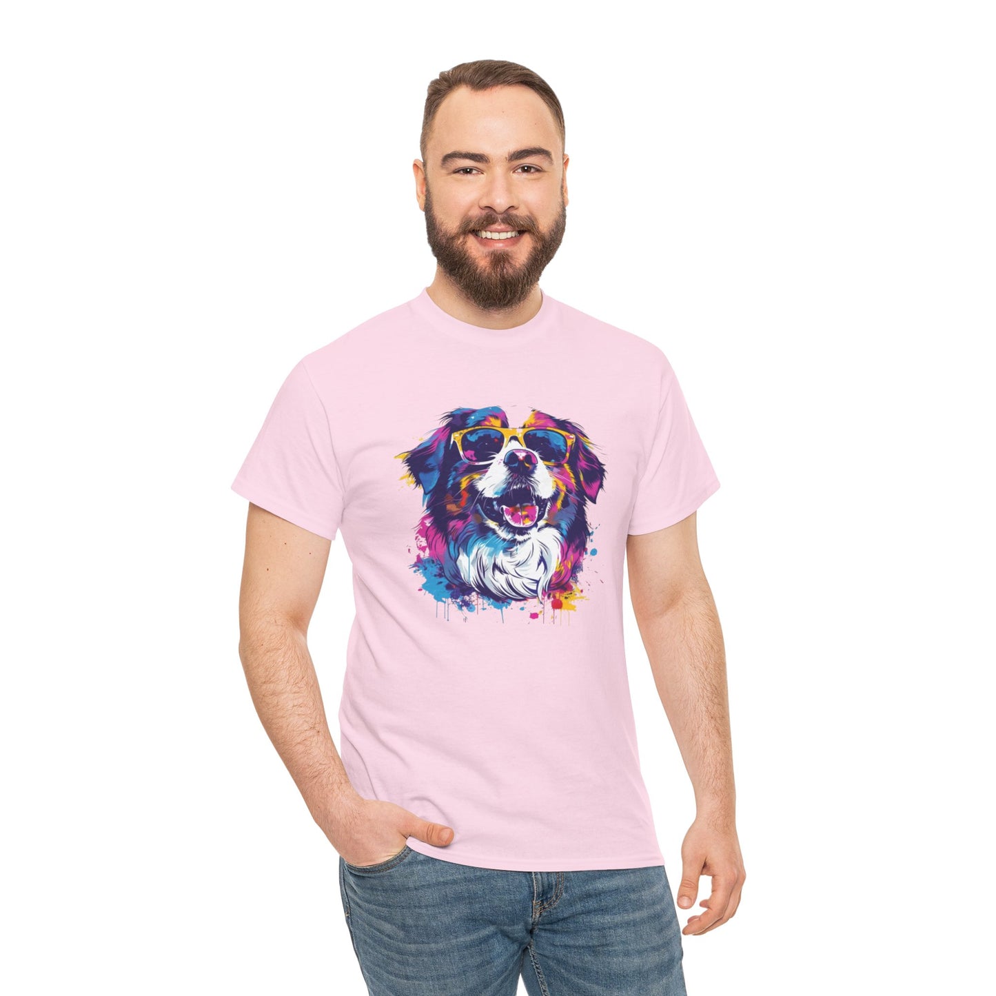 Colorful Dog Art Tee