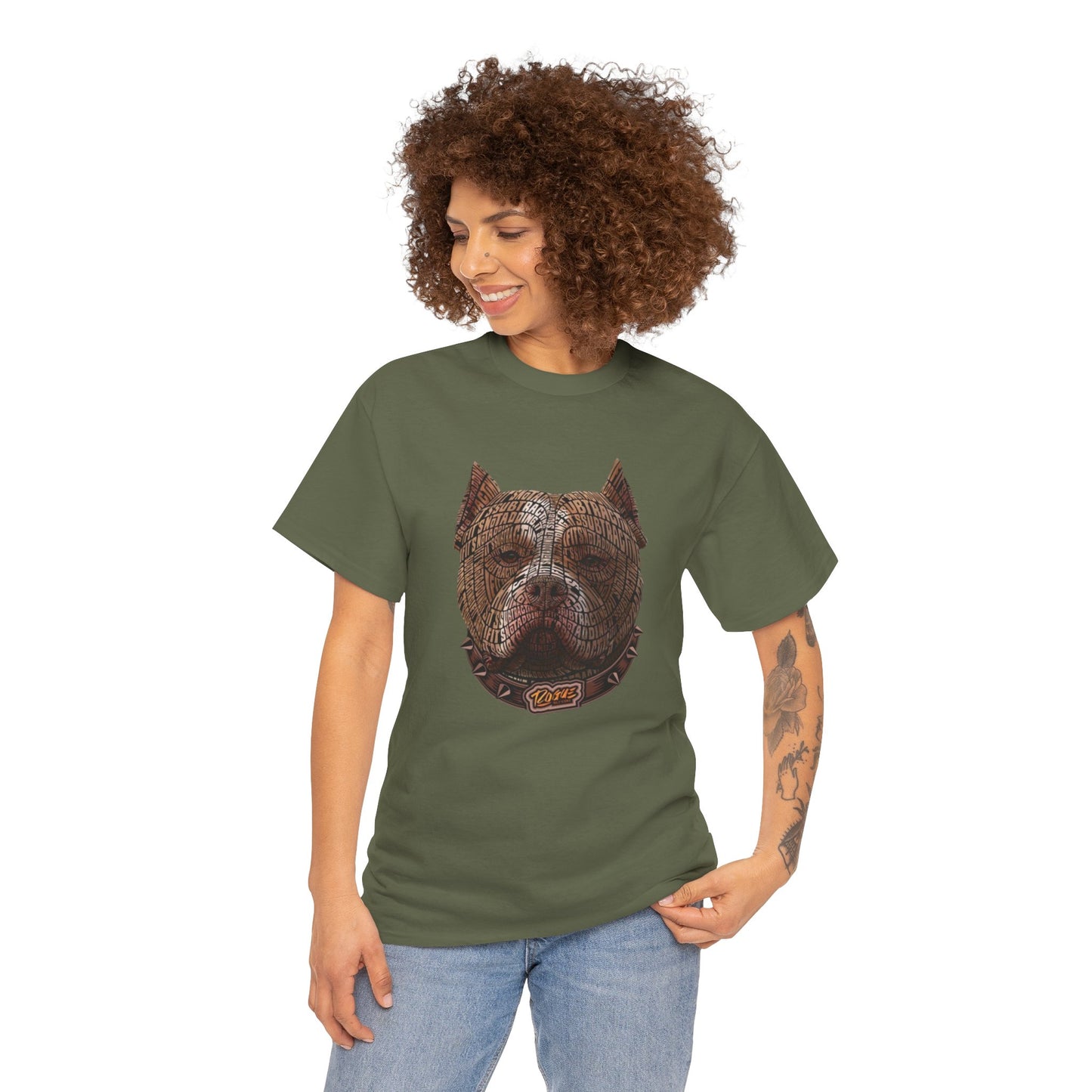 Pitbull Design Unisex Heavy Cotton Tee