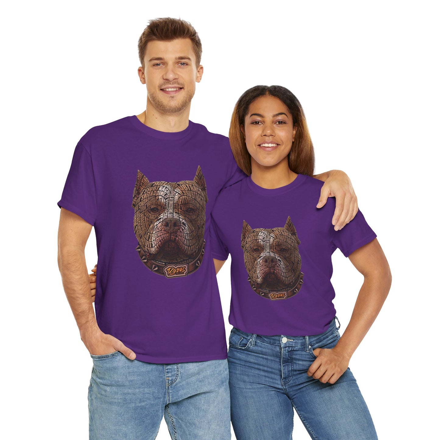 Pitbull Design Unisex Heavy Cotton Tee