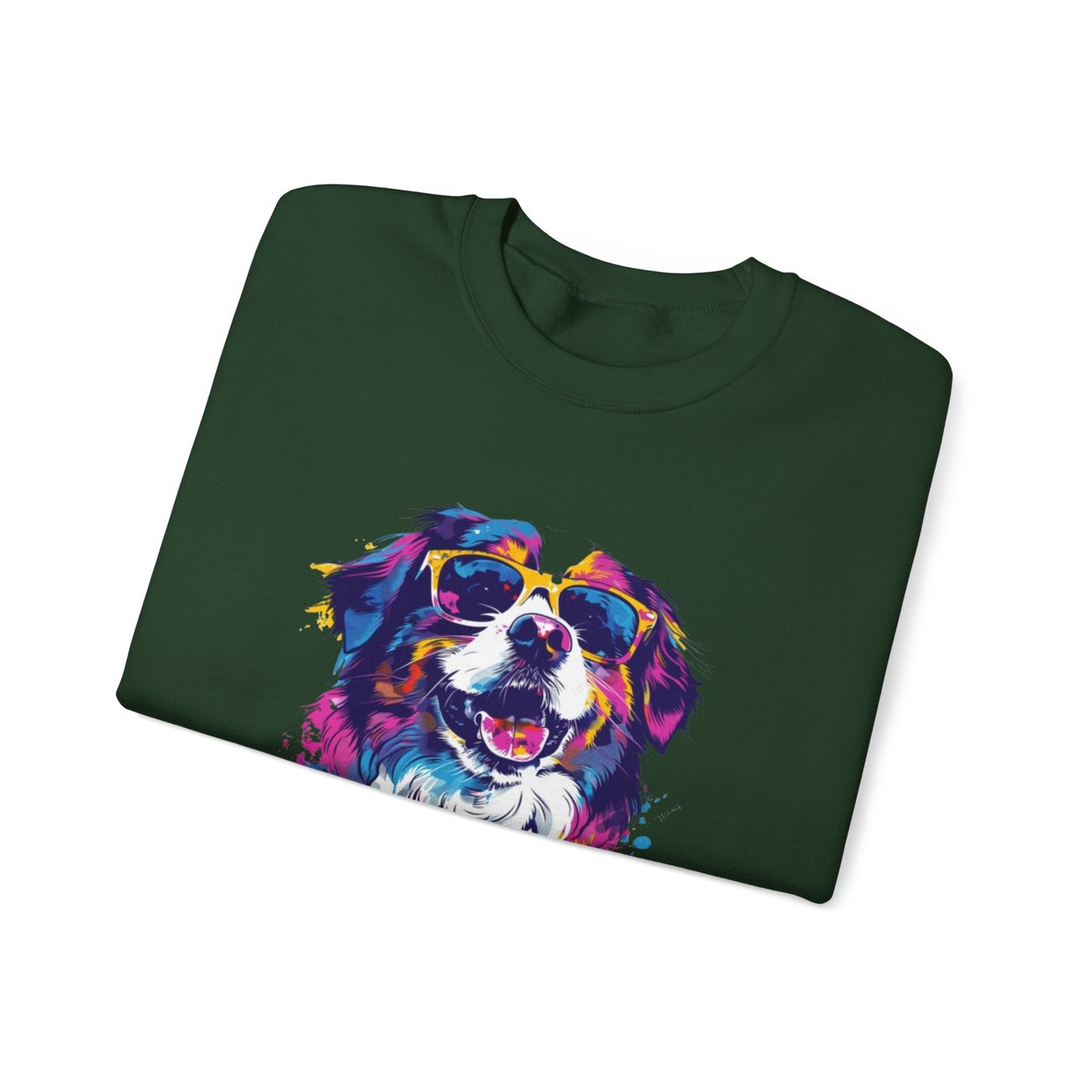 Colorful Dog Lover's Sweatshirt