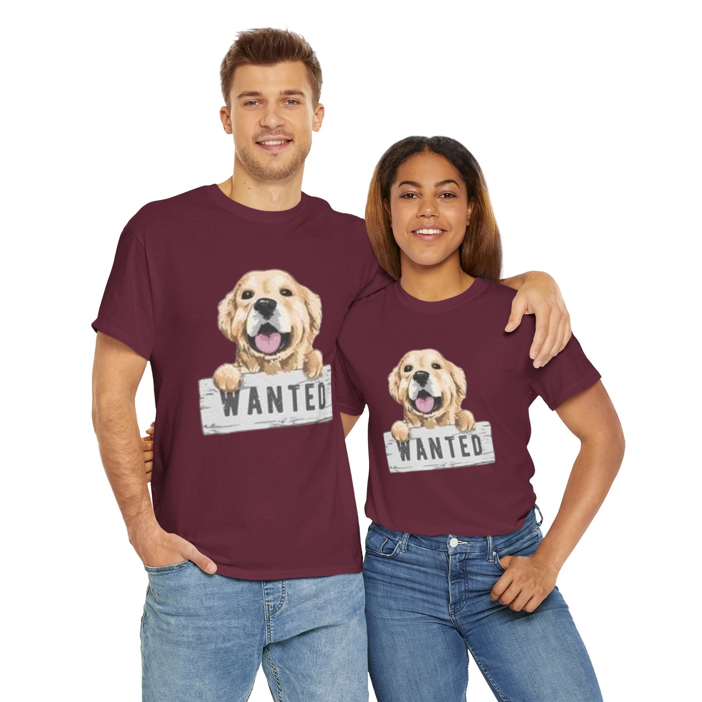 Wanted Dog Unisex Heavy Cotton Tee