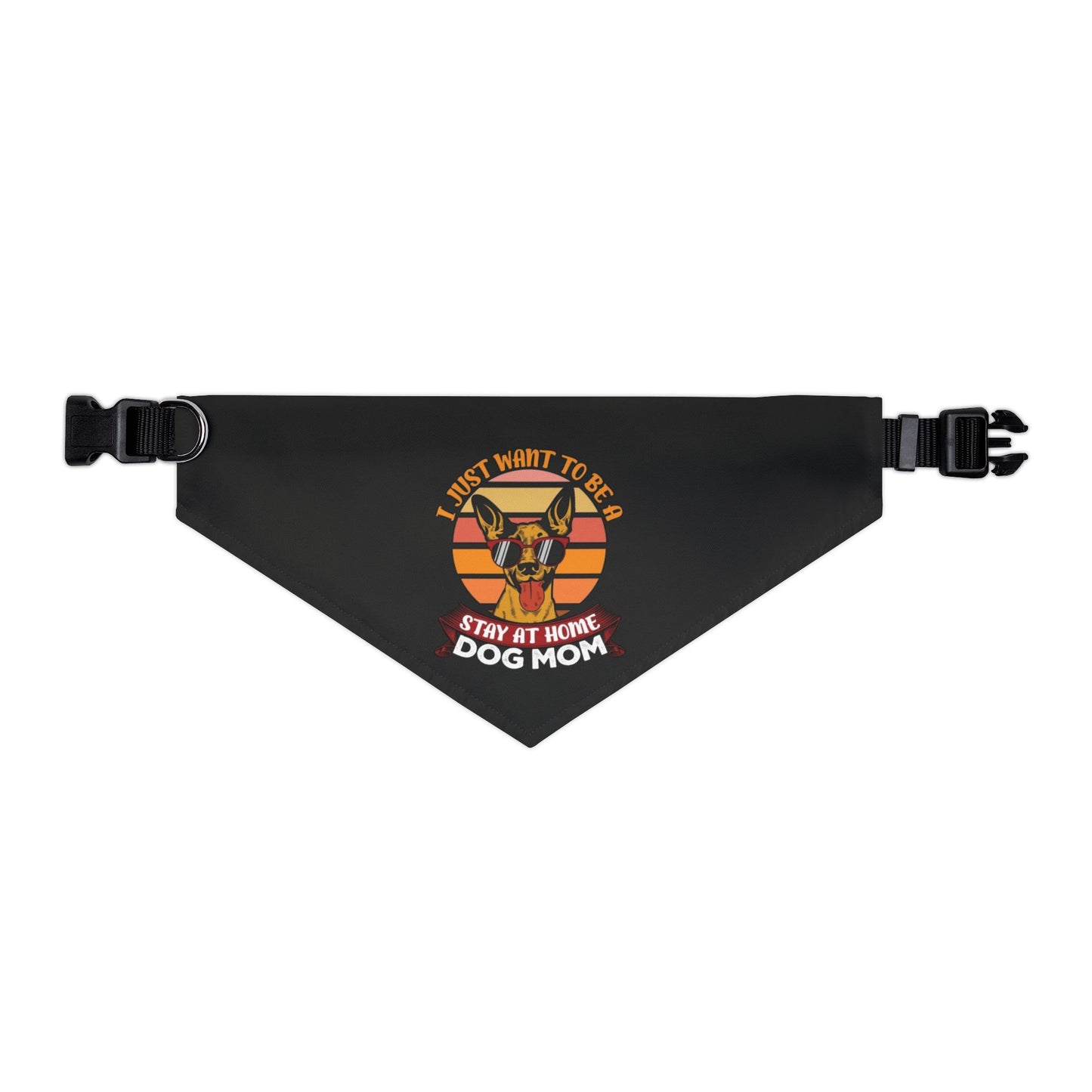 Dog Mom Pet Bandana Collar