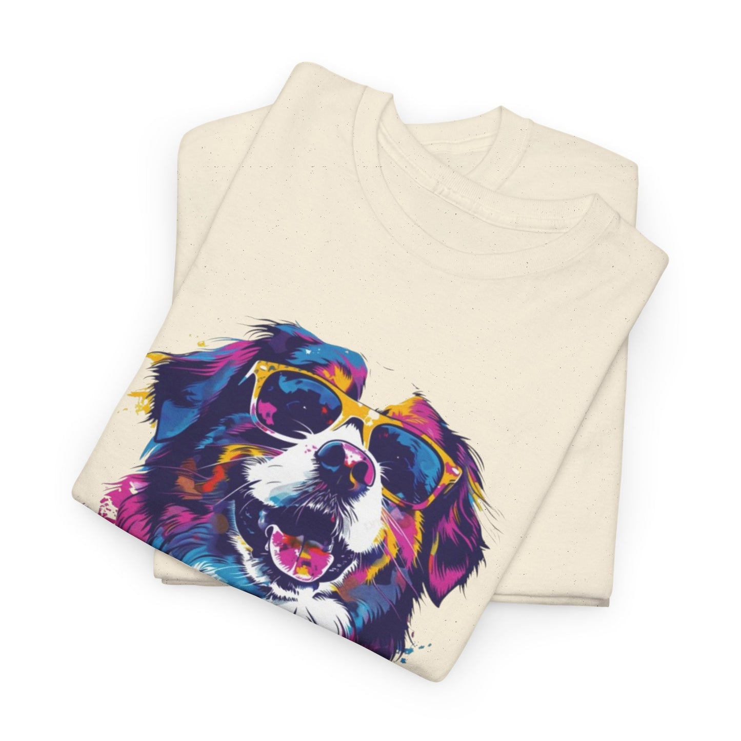 Colorful Dog Art Tee