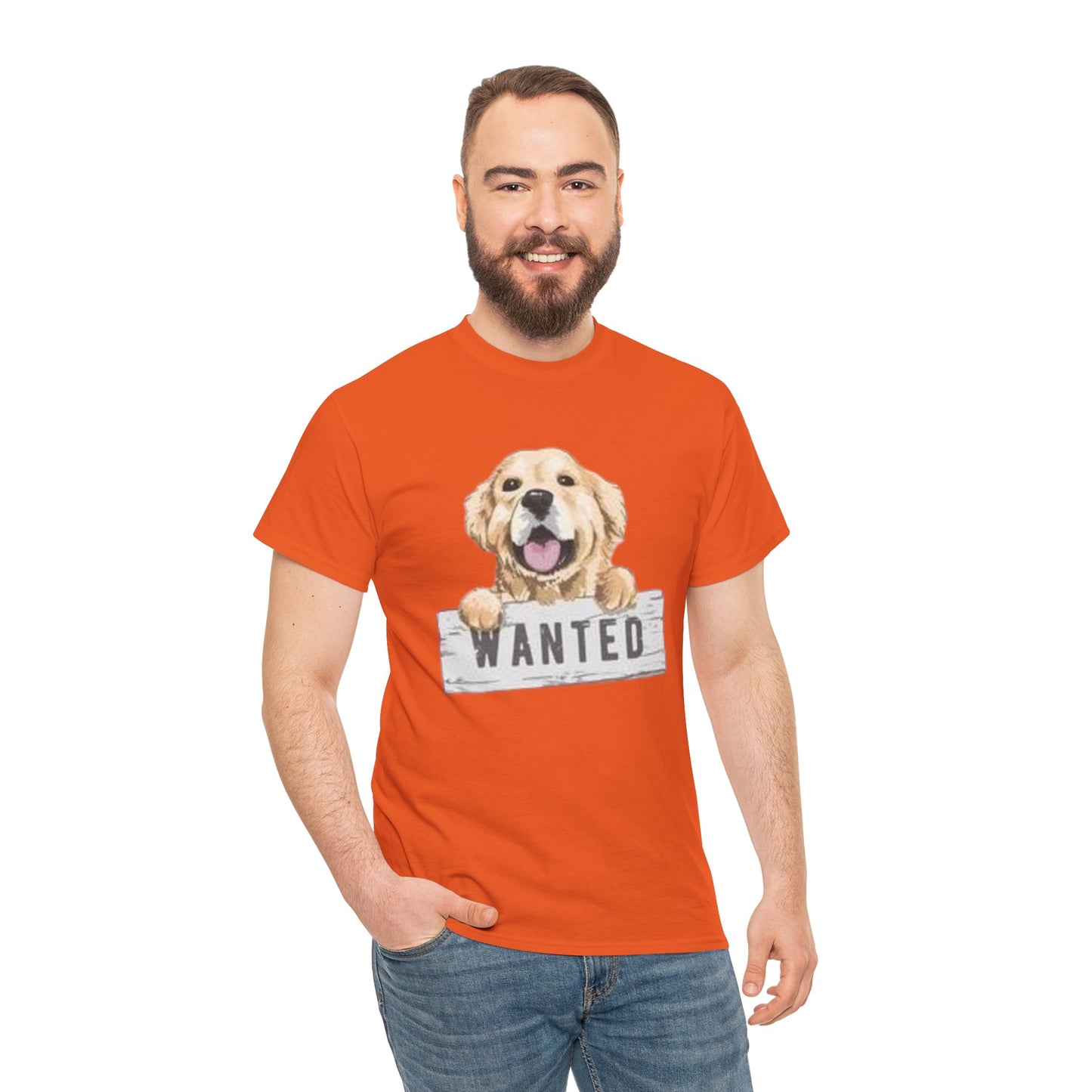 Wanted Dog Unisex Heavy Cotton Tee