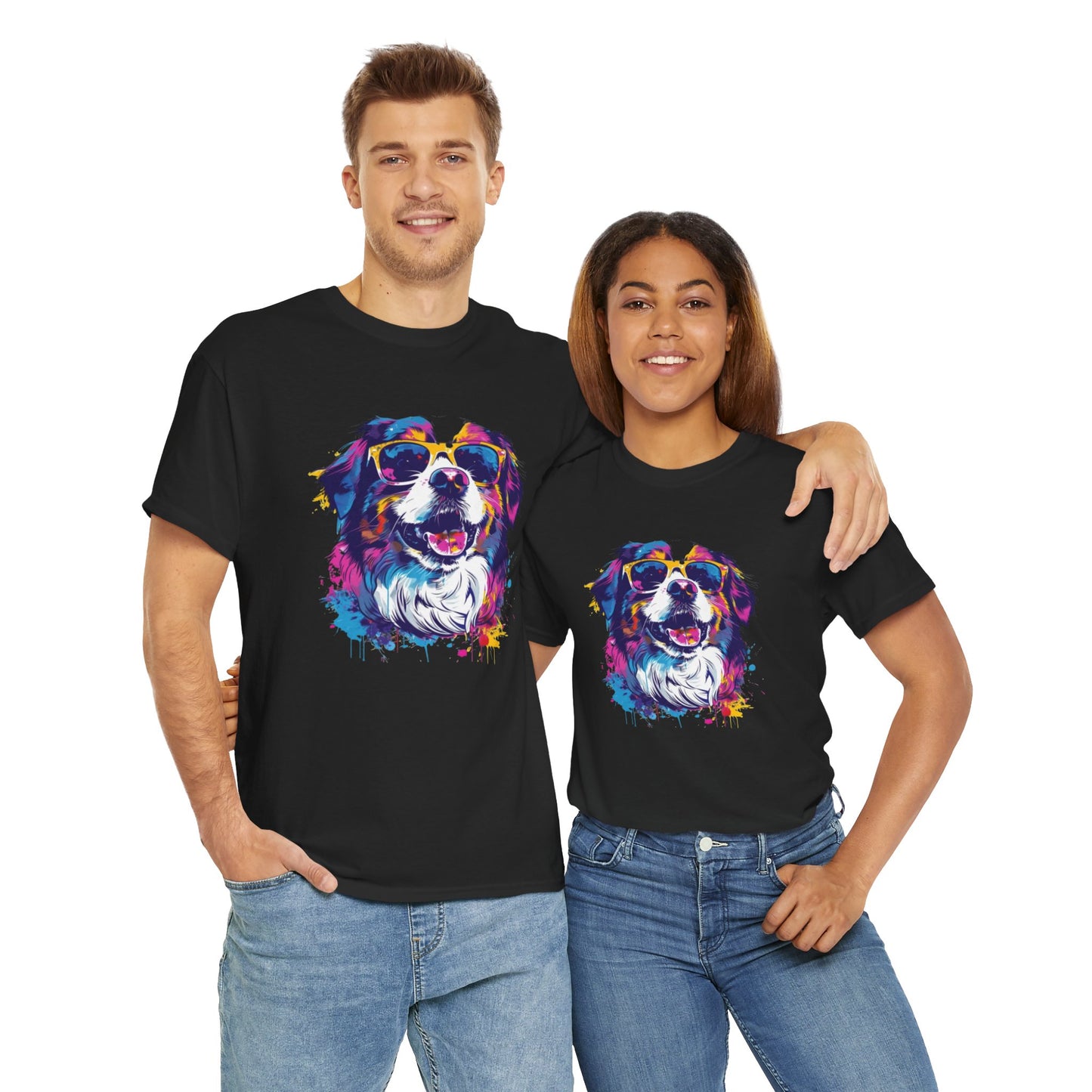 Colorful Dog Art Tee