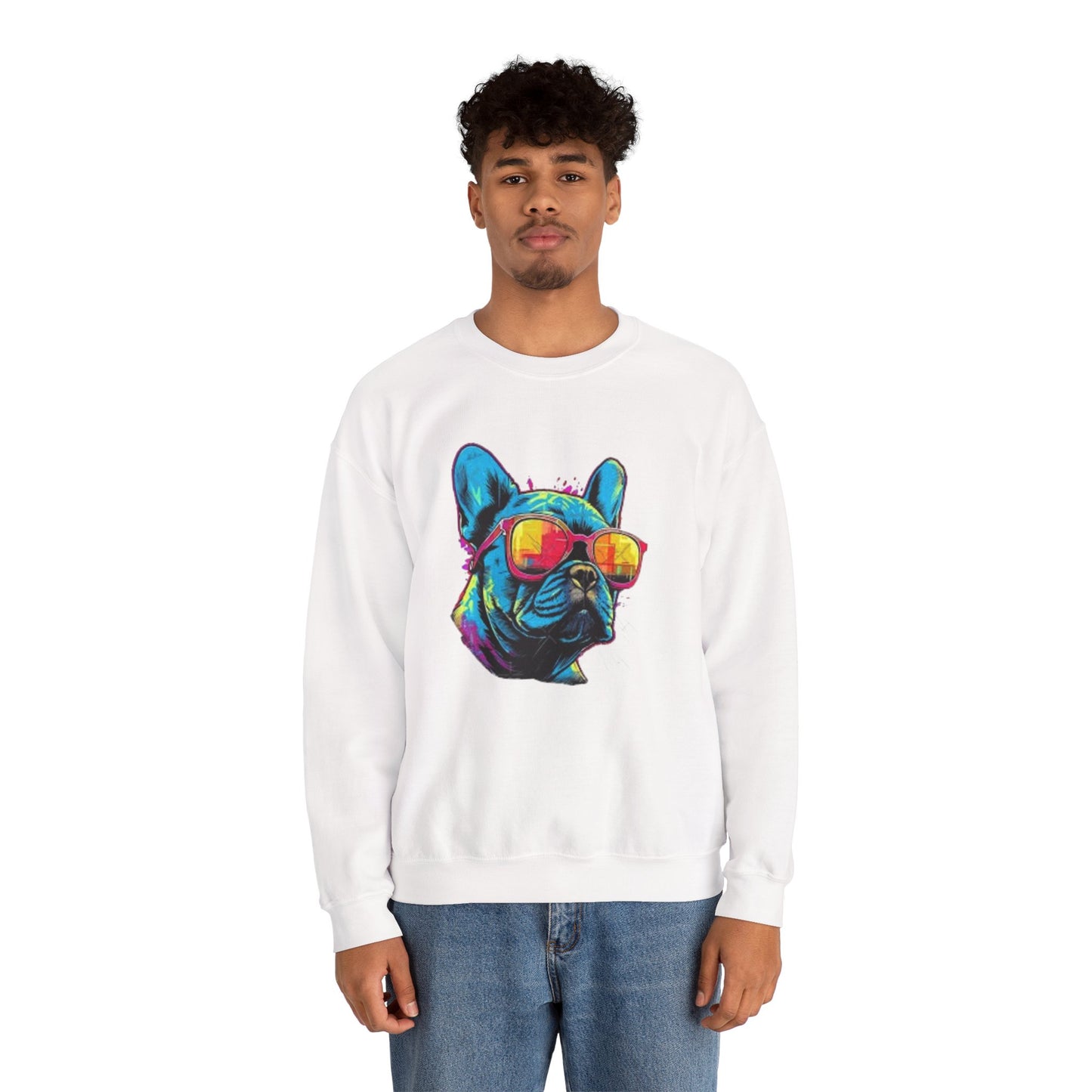 Colorful Bulldog Sweatshirt