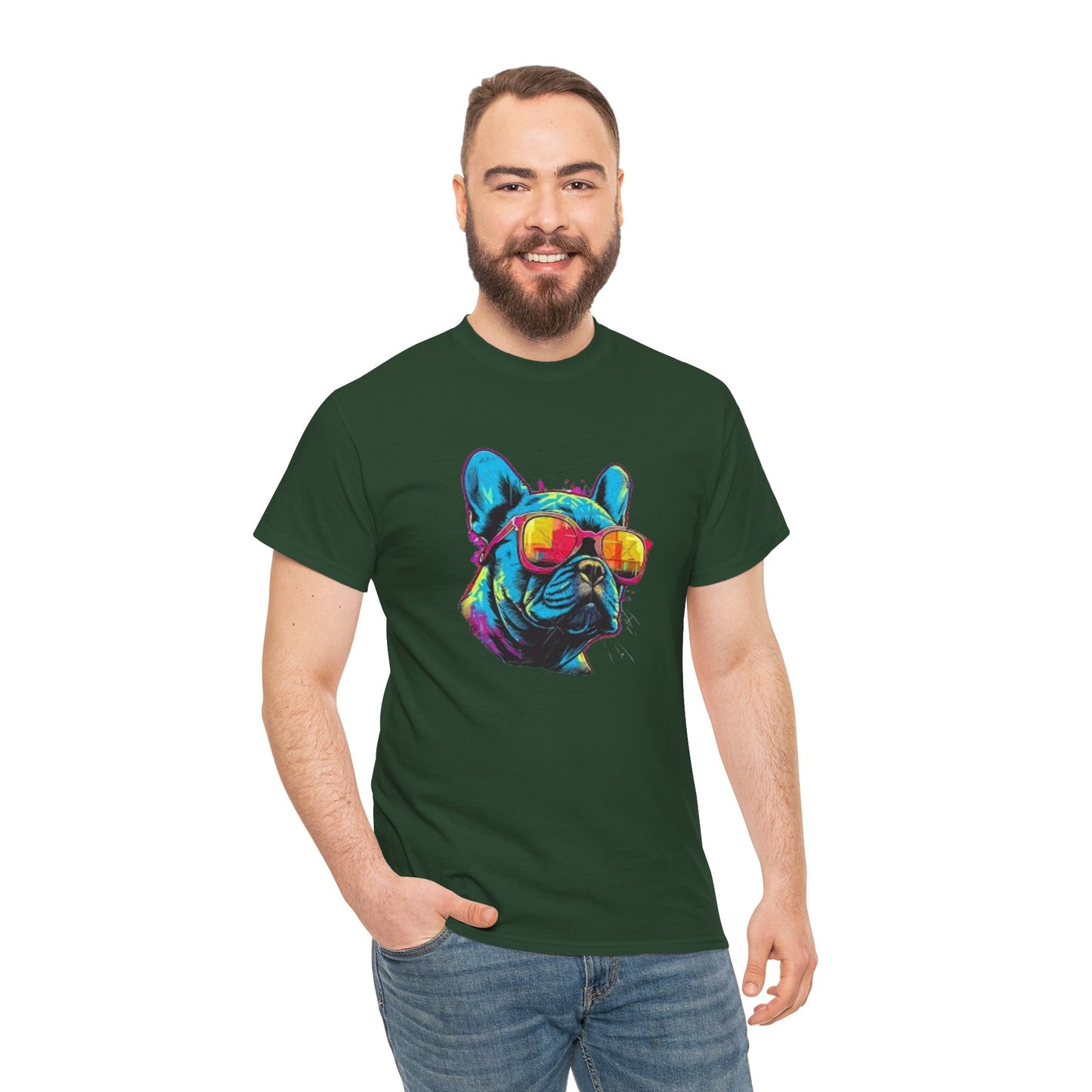 Cool Dog Vibes Unisex Heavy Cotton Tee