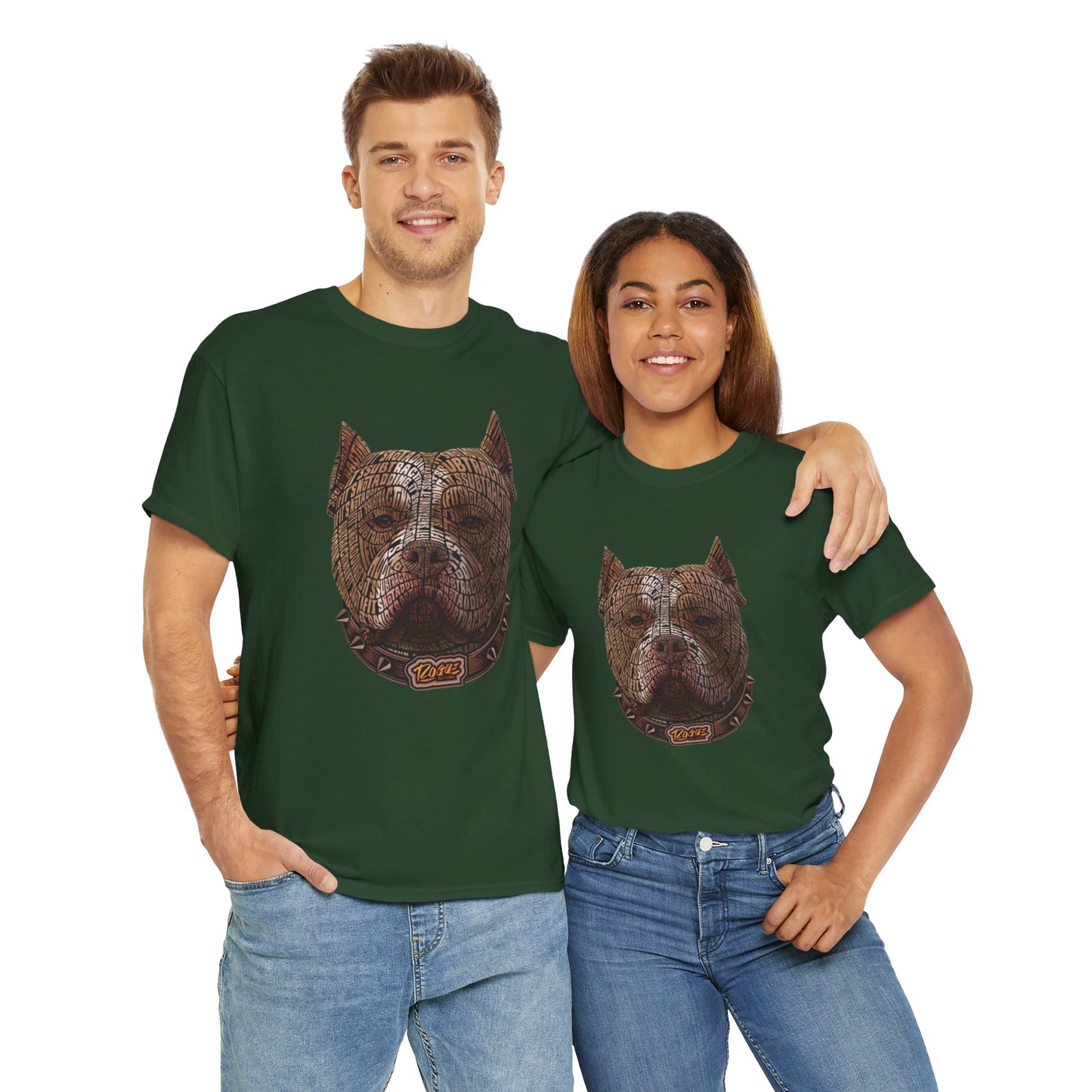 Pitbull Design Unisex Heavy Cotton Tee