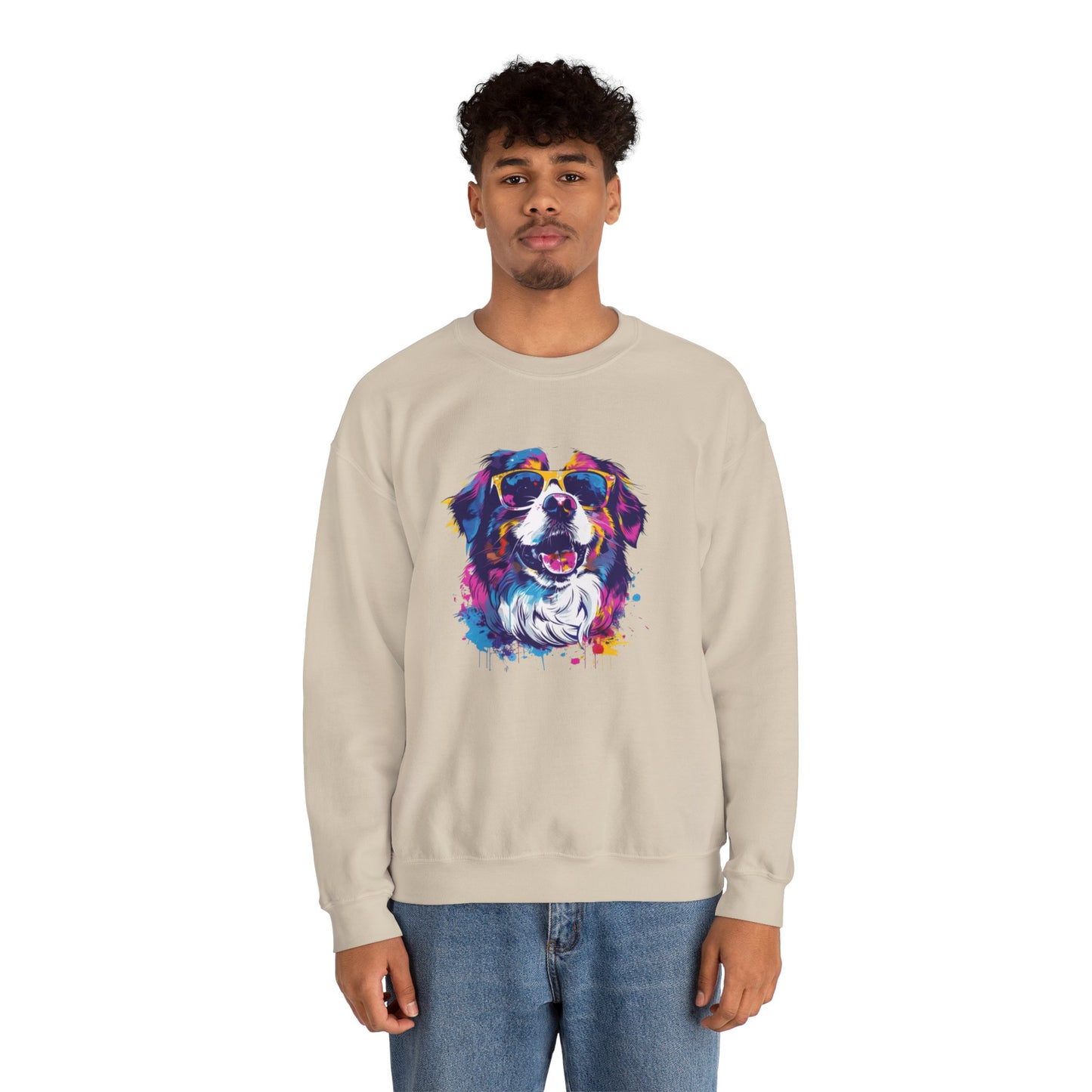 Colorful Dog Lover's Sweatshirt