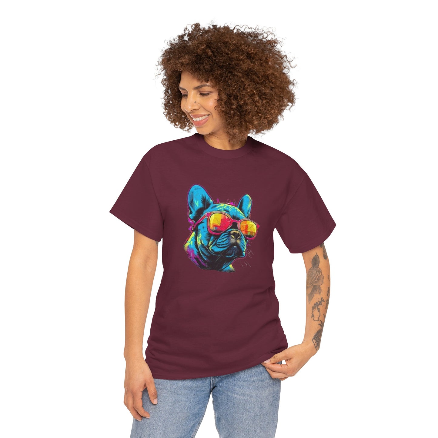 Cool Dog Vibes Unisex Heavy Cotton Tee