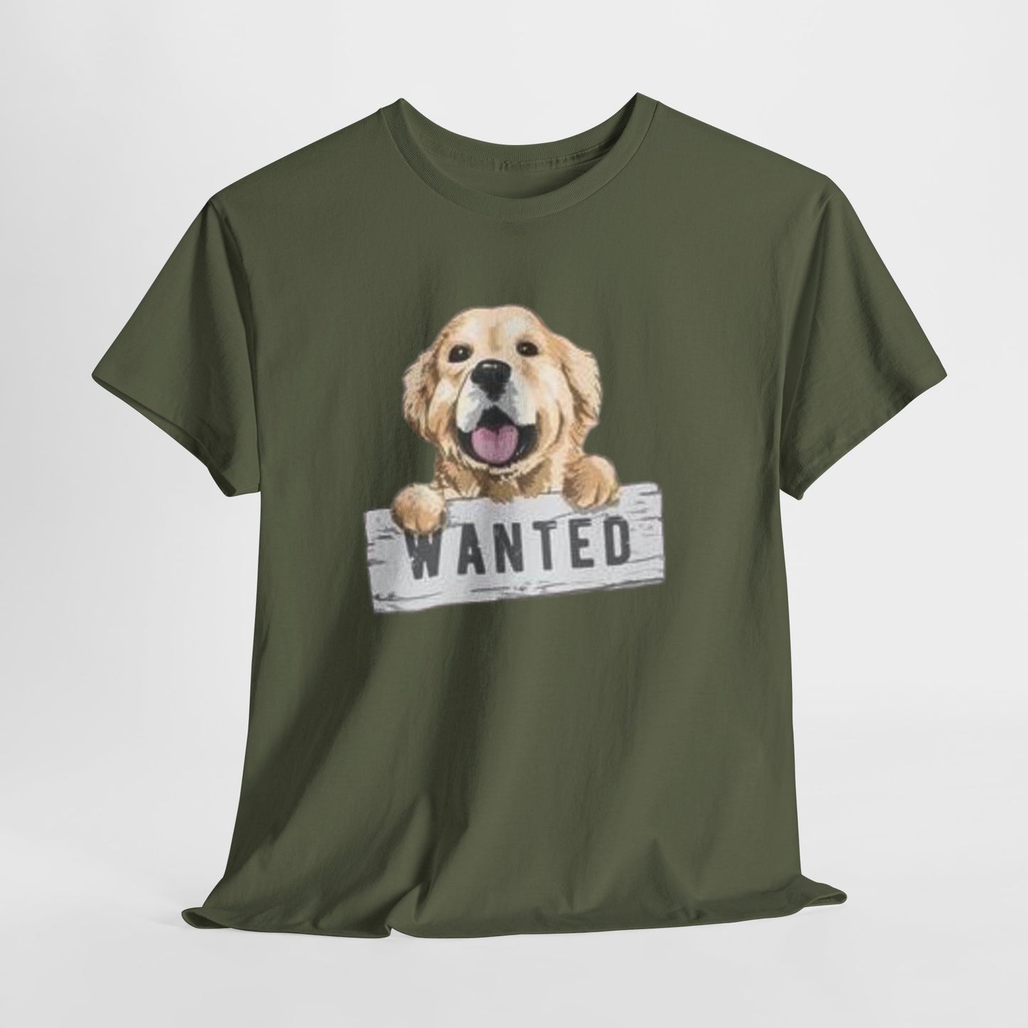 Wanted Dog Unisex Heavy Cotton Tee