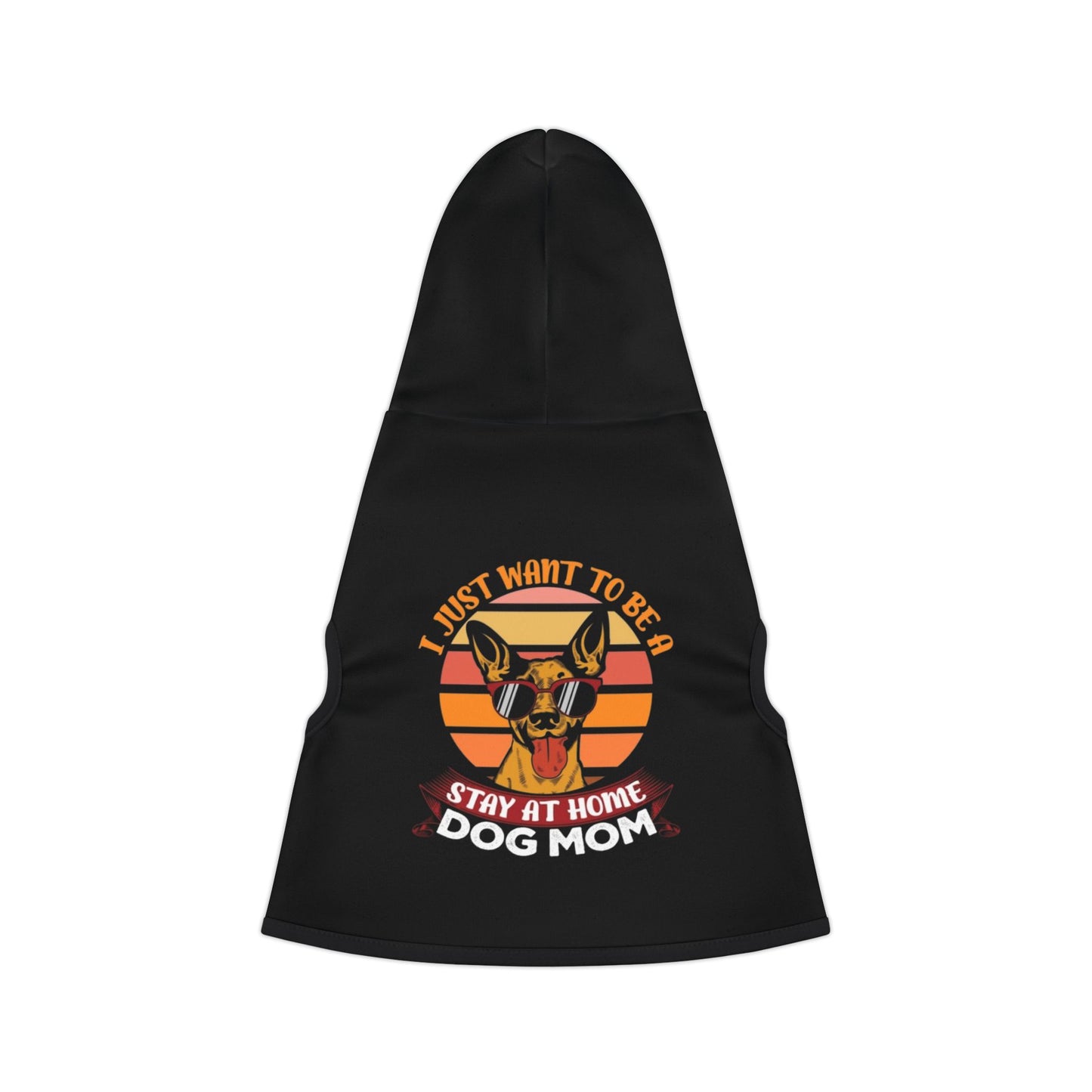 Stay-at-Home Dog Mom Hoodie for Pets