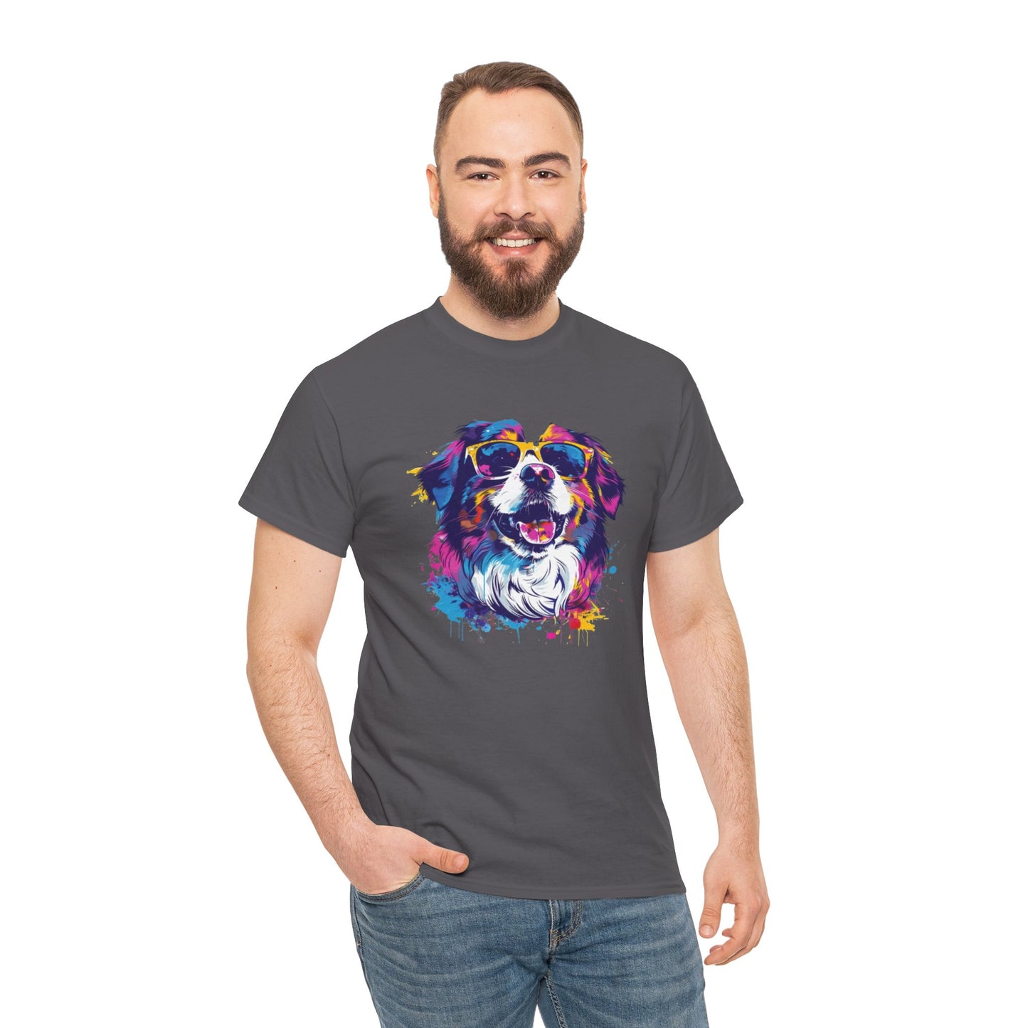 Colorful Dog Art Tee