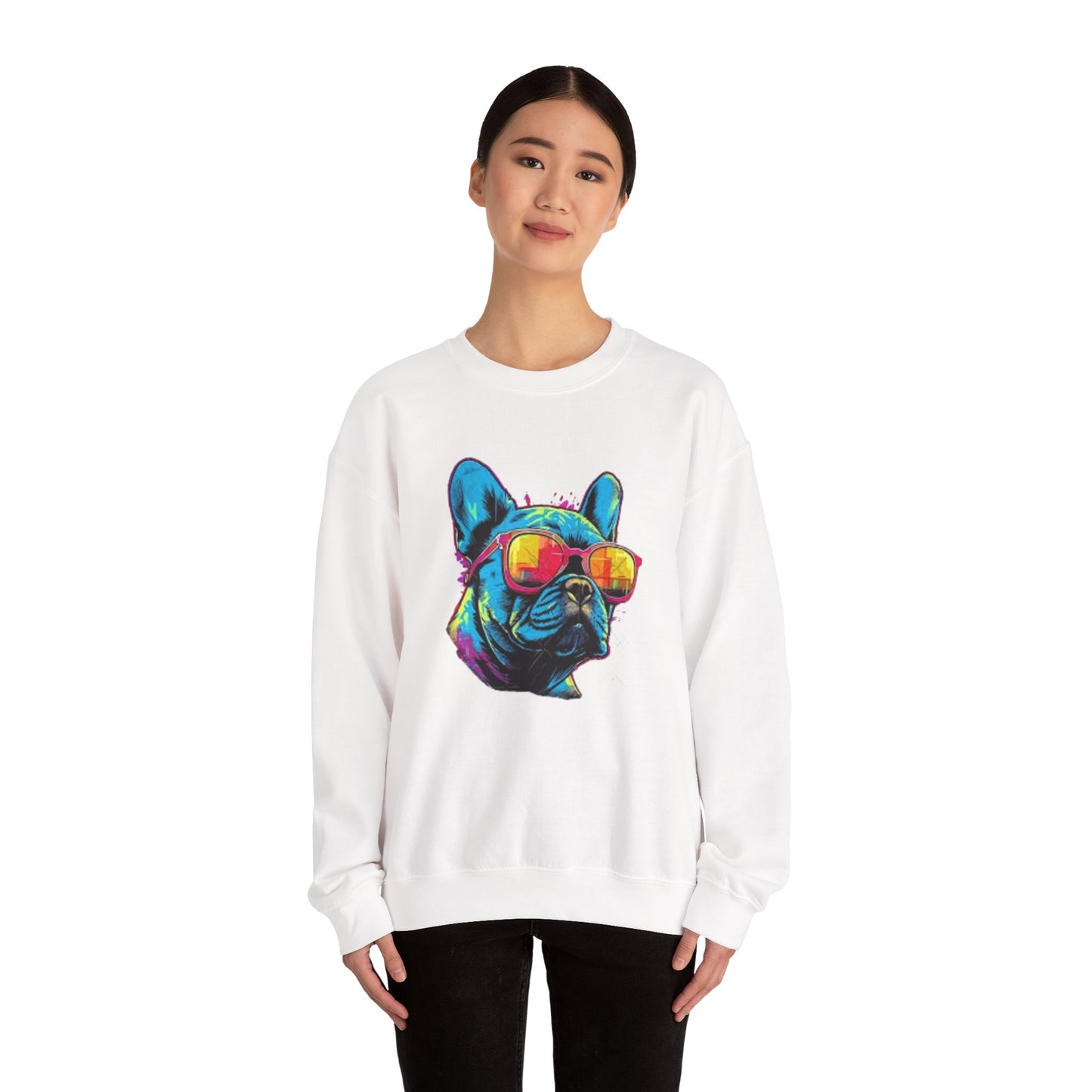 Colorful Bulldog Sweatshirt