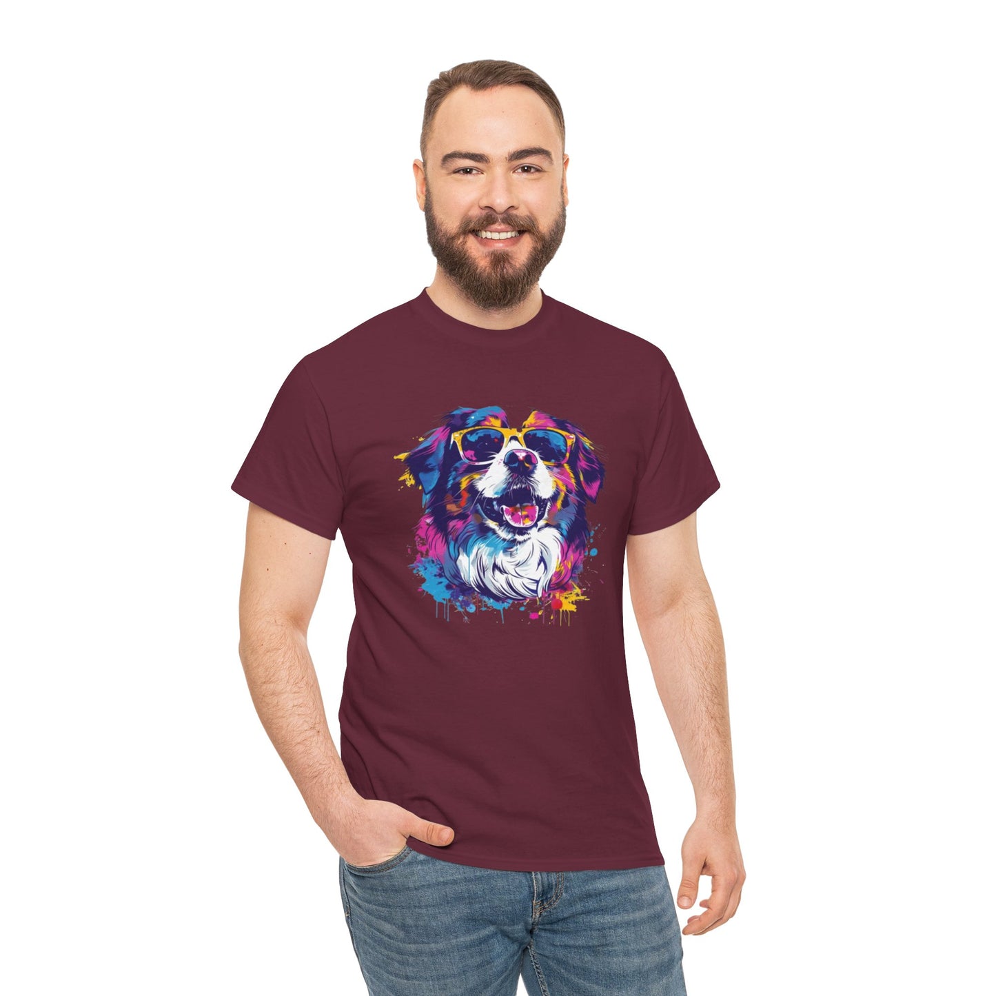 Colorful Dog Art Tee