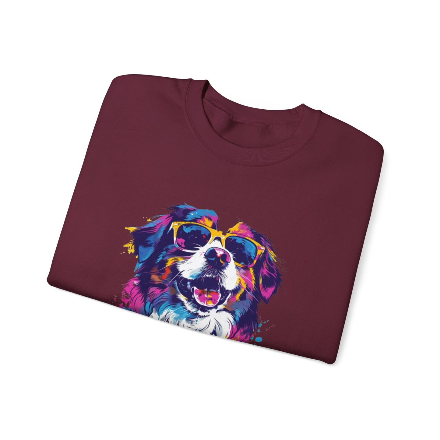 Colorful Dog Lover's Sweatshirt