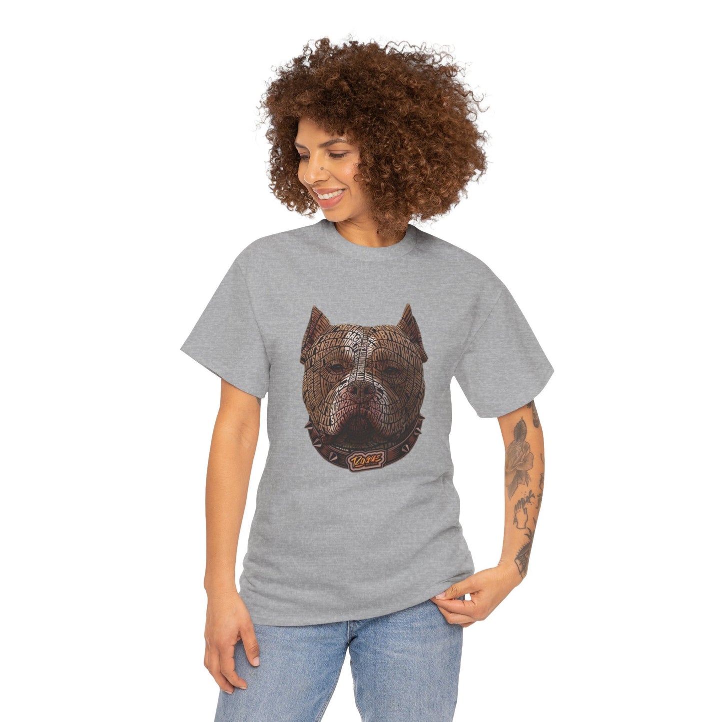 Pitbull Design Unisex Heavy Cotton Tee