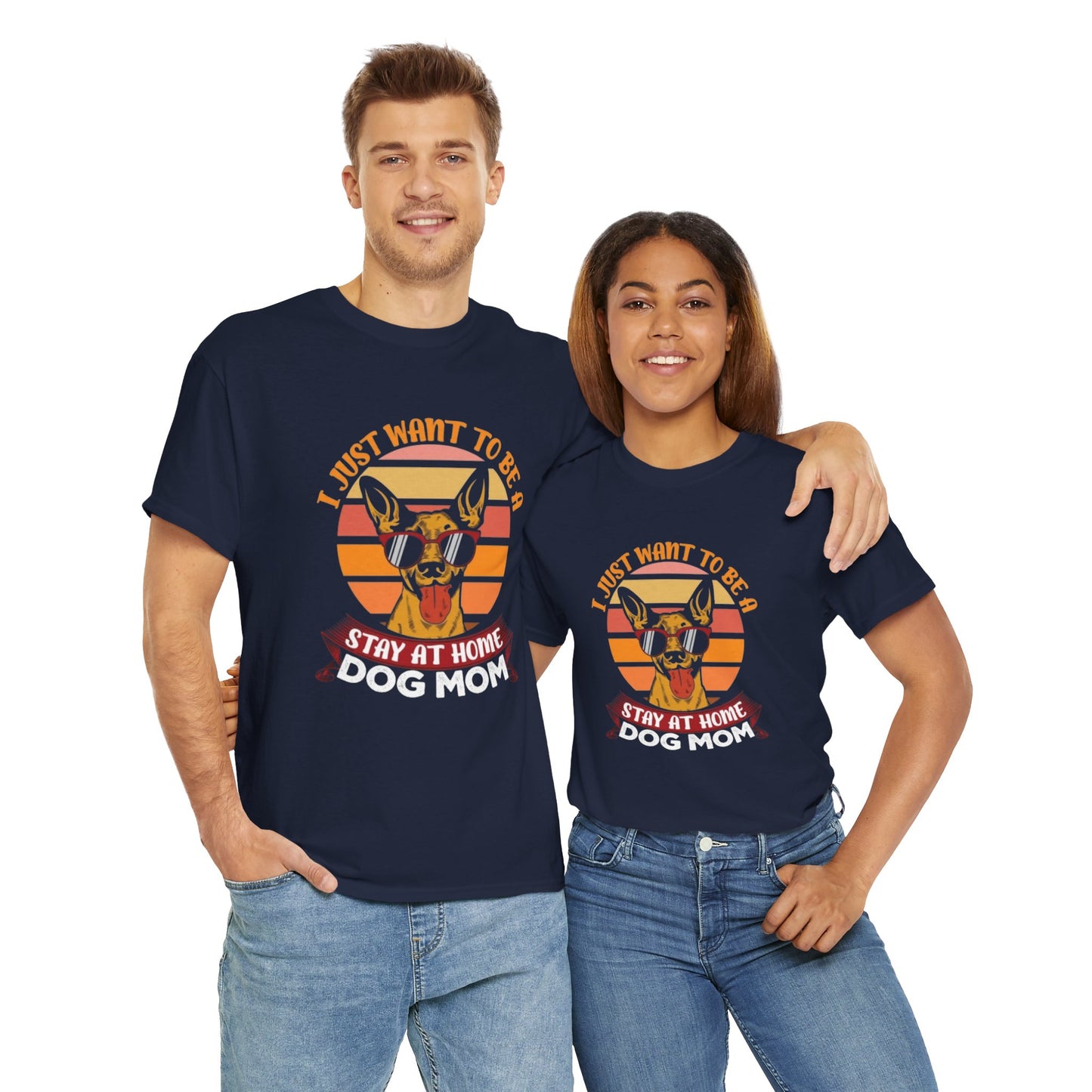 Stay-at-Home Dog Mom Tee