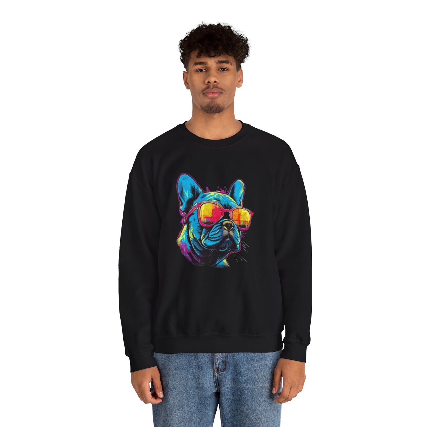 Colorful Bulldog Sweatshirt