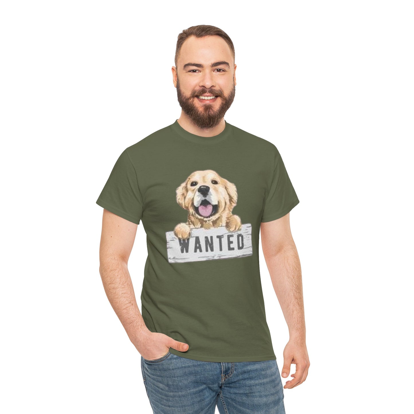 Wanted Dog Unisex Heavy Cotton Tee