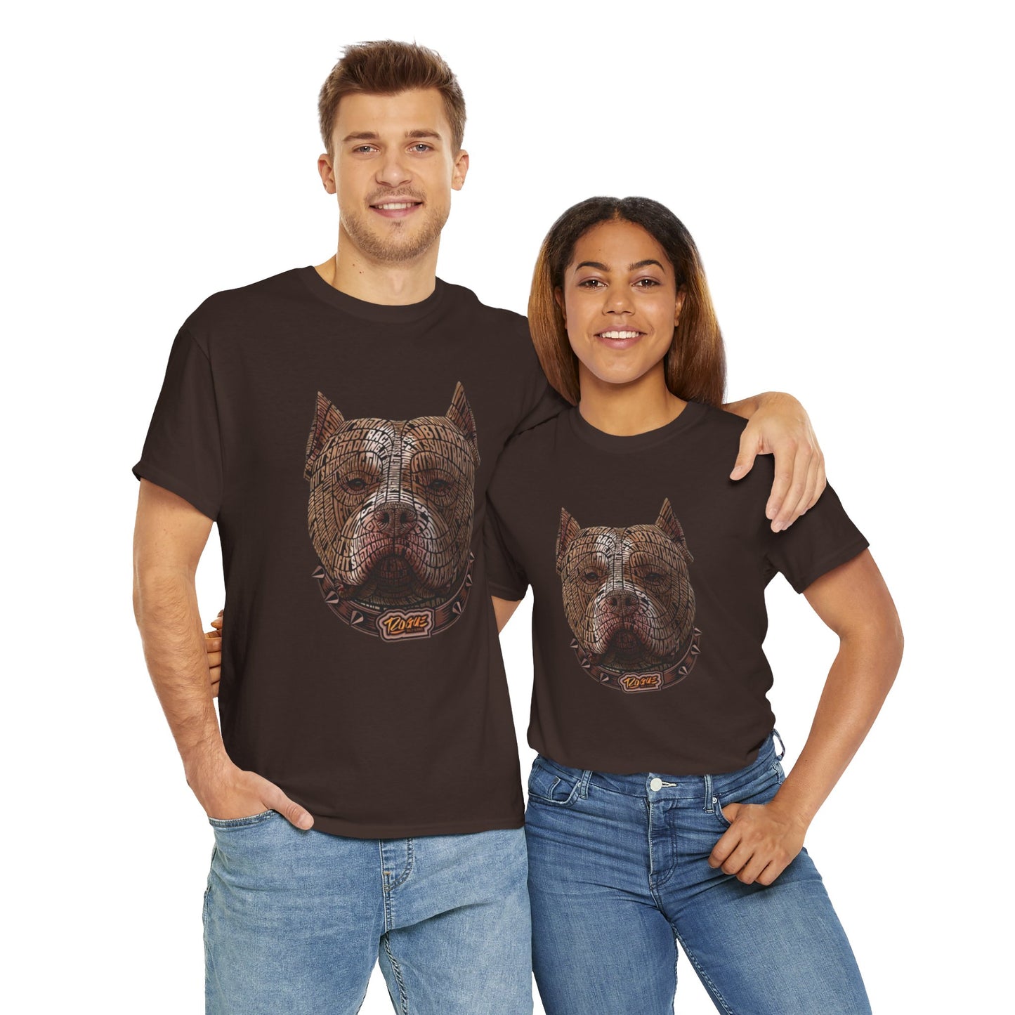 Pitbull Design Unisex Heavy Cotton Tee