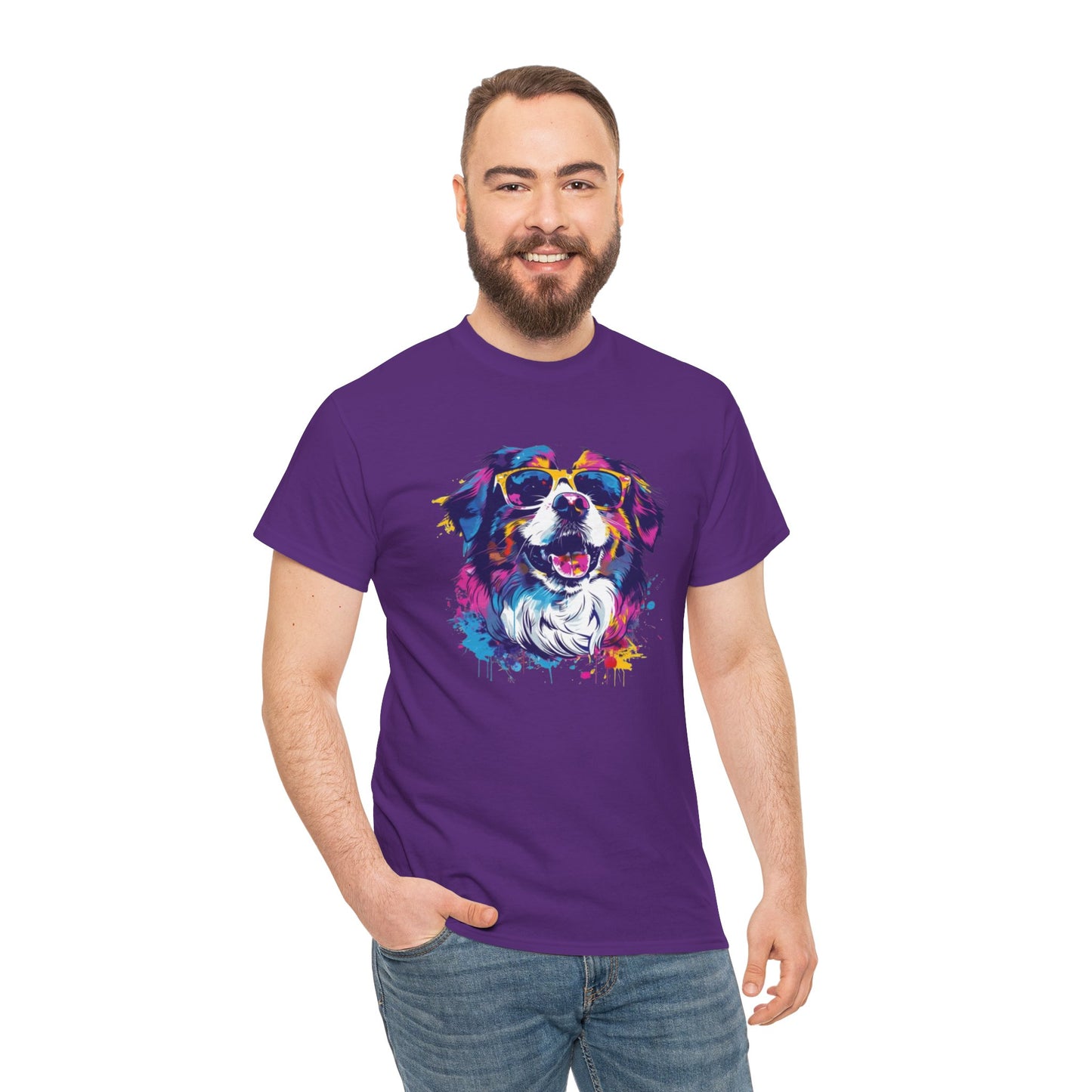 Colorful Dog Art Tee