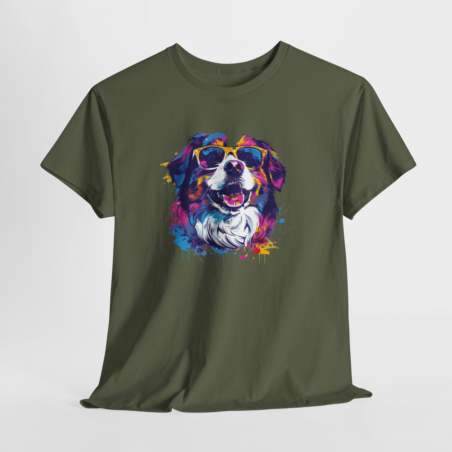 Colorful Dog Art Tee