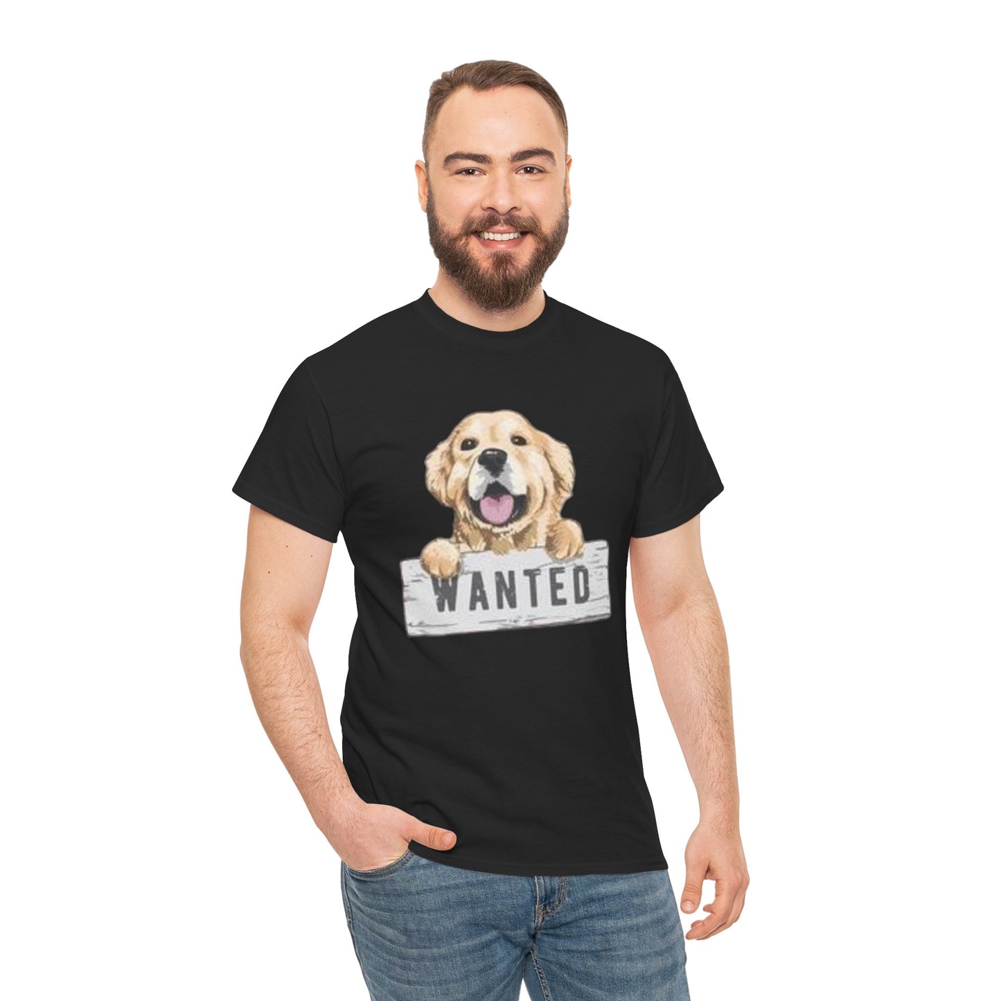 Wanted Dog Unisex Heavy Cotton Tee