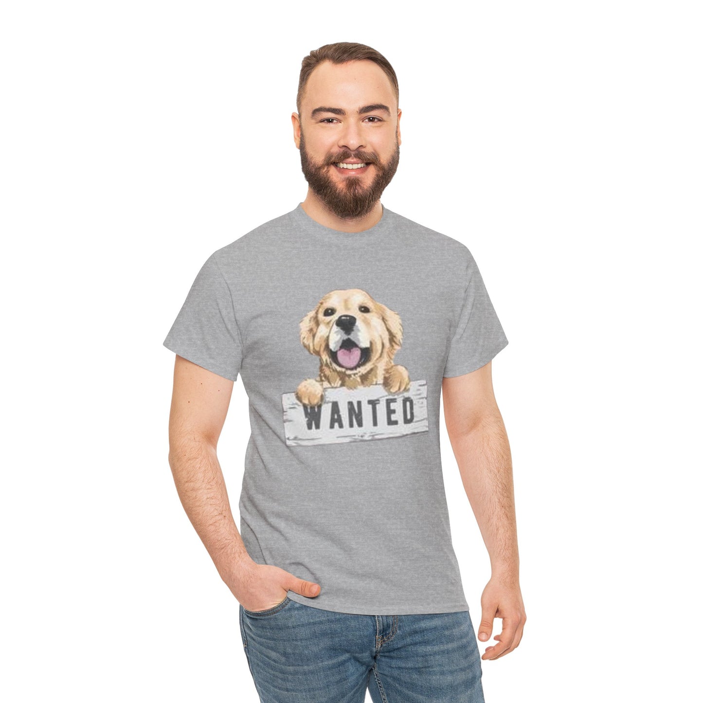 Wanted Dog Unisex Heavy Cotton Tee