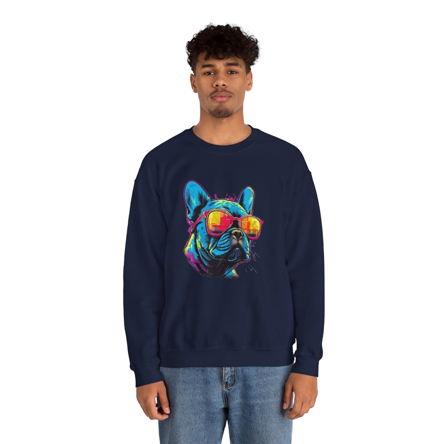 Colorful Bulldog Sweatshirt