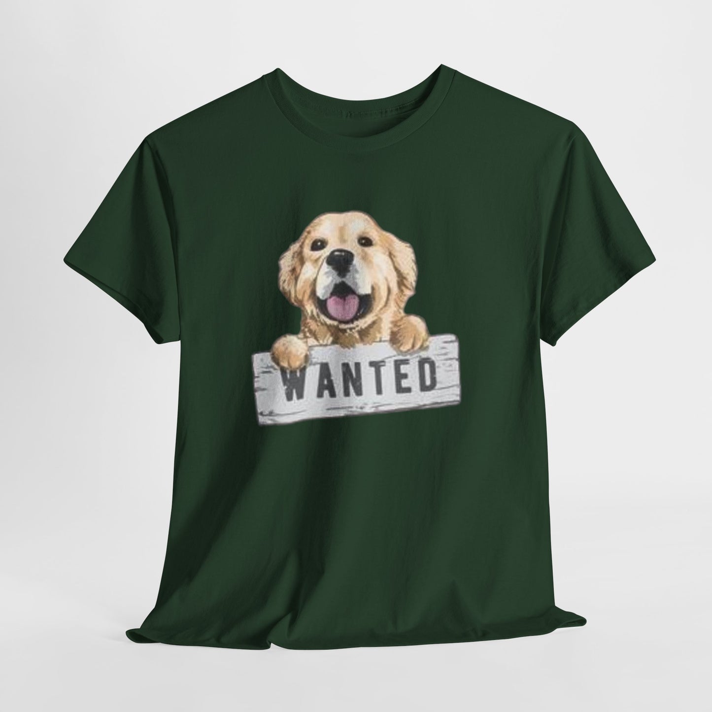 Wanted Dog Unisex Heavy Cotton Tee