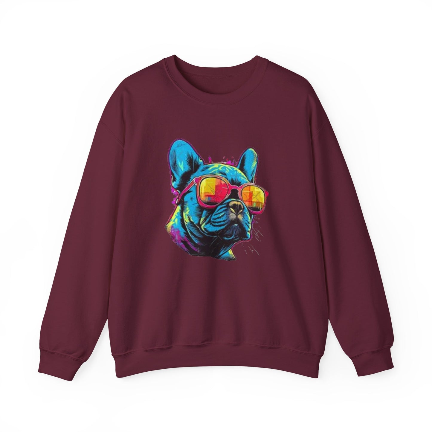 Colorful Bulldog Sweatshirt