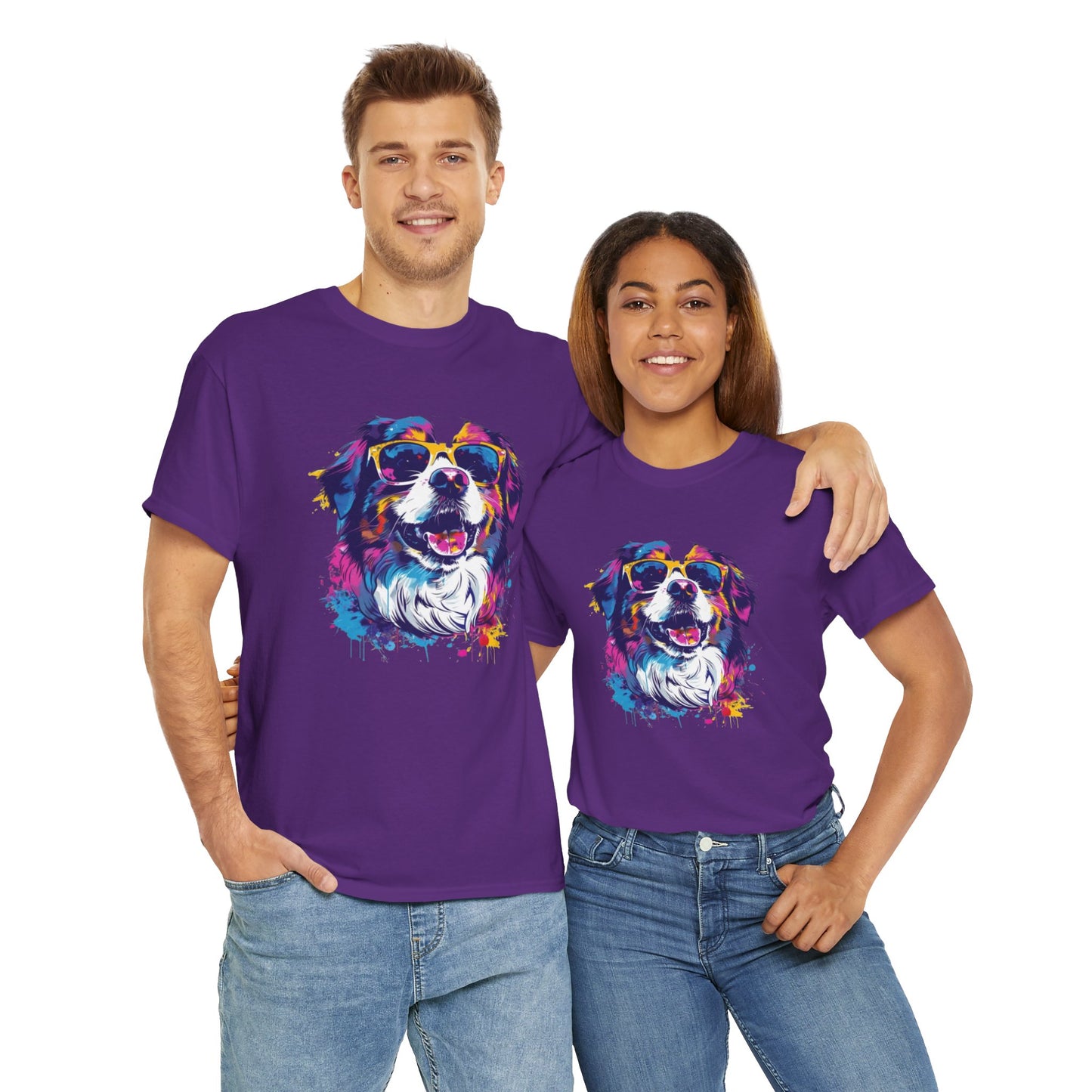 Colorful Dog Art Tee