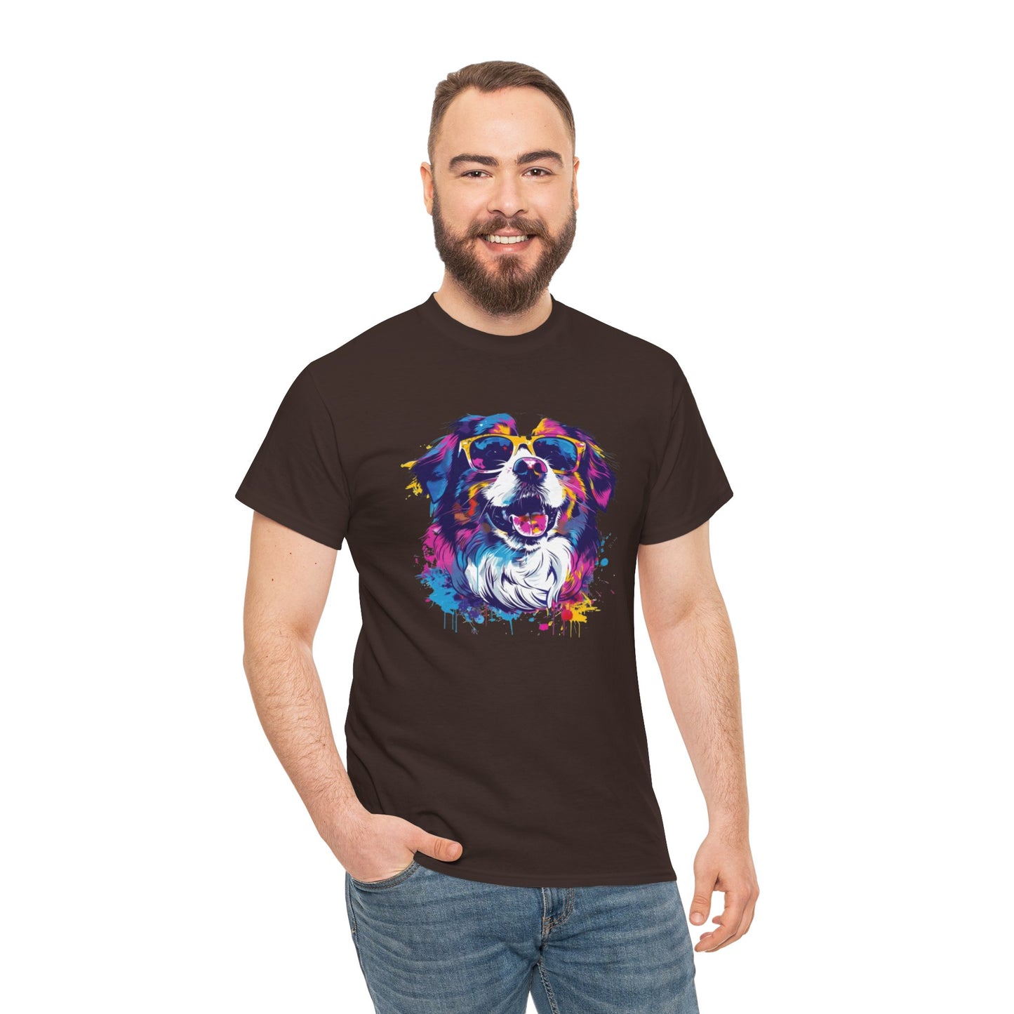 Colorful Dog Art Tee