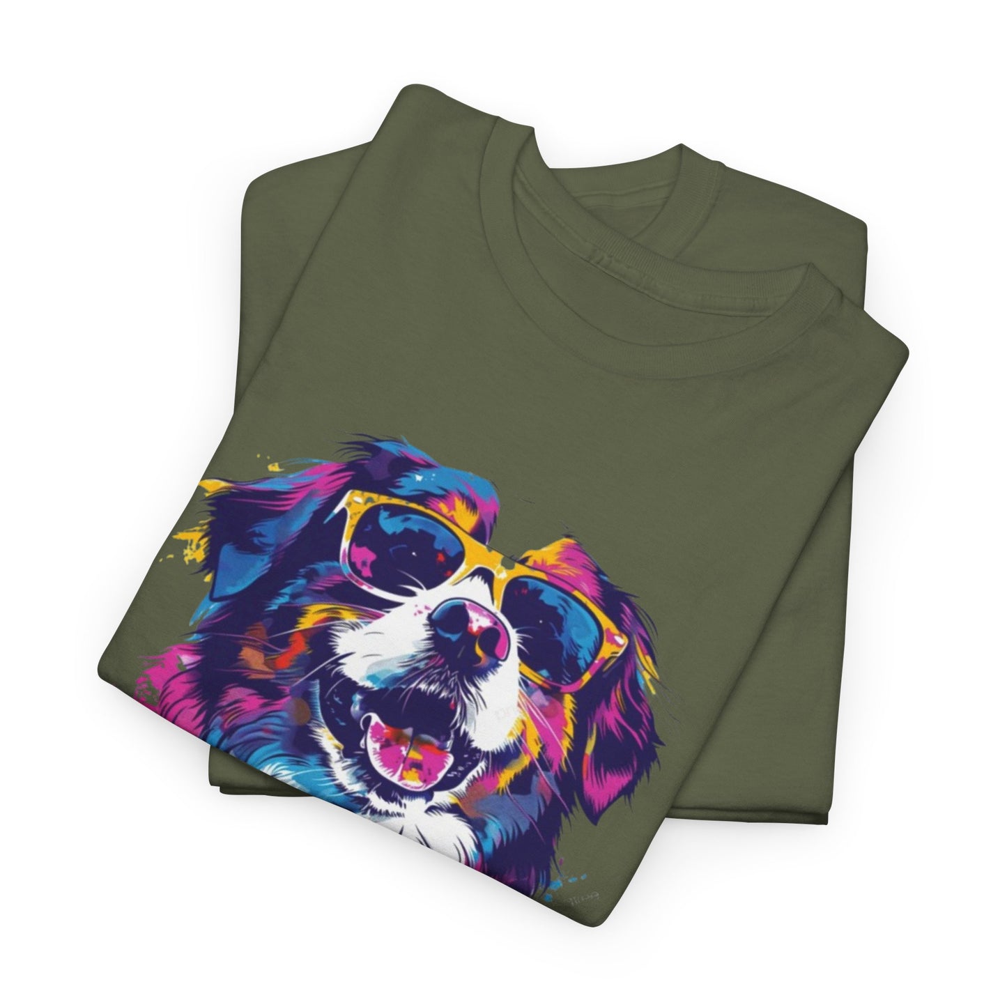 Colorful Dog Art Tee