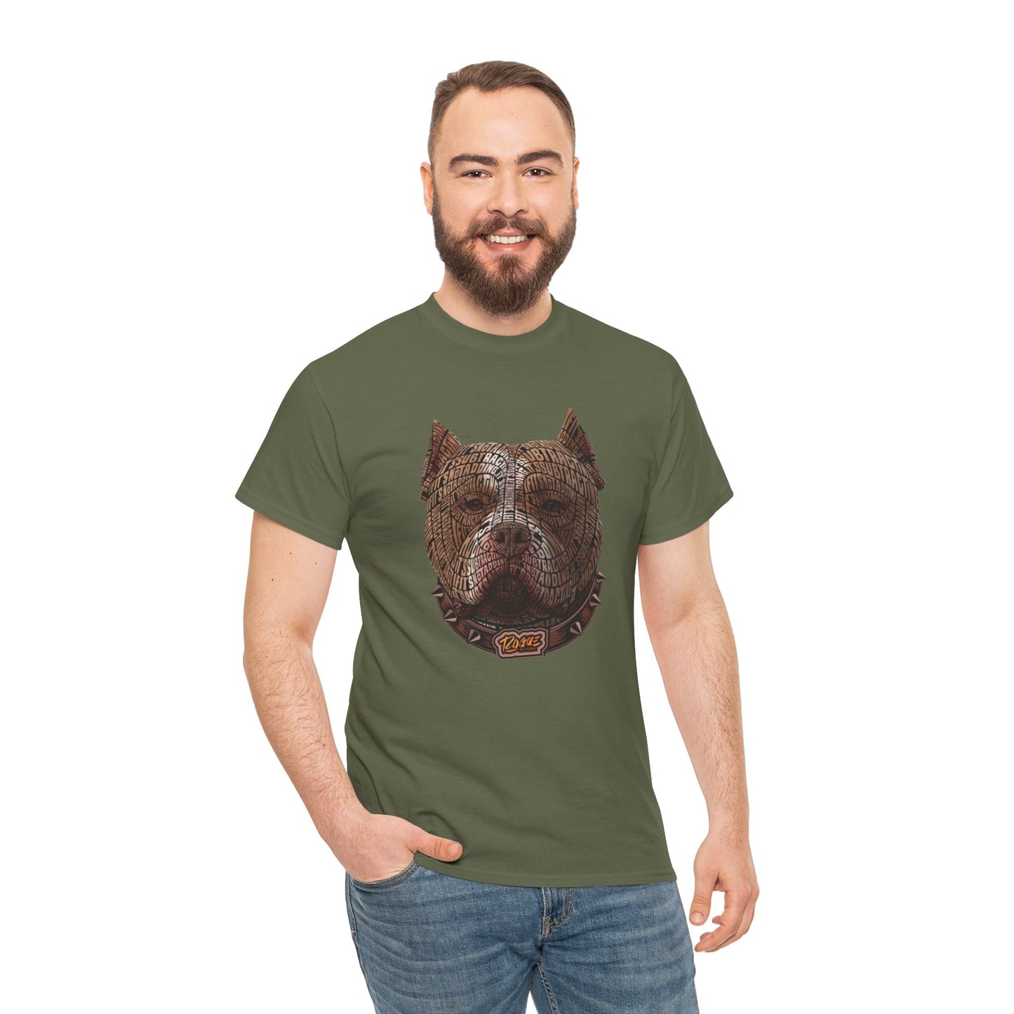 Pitbull Design Unisex Heavy Cotton Tee