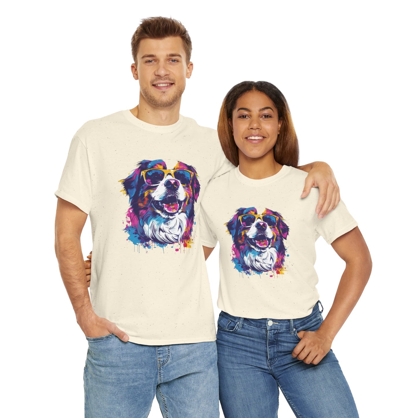 Colorful Dog Art Tee