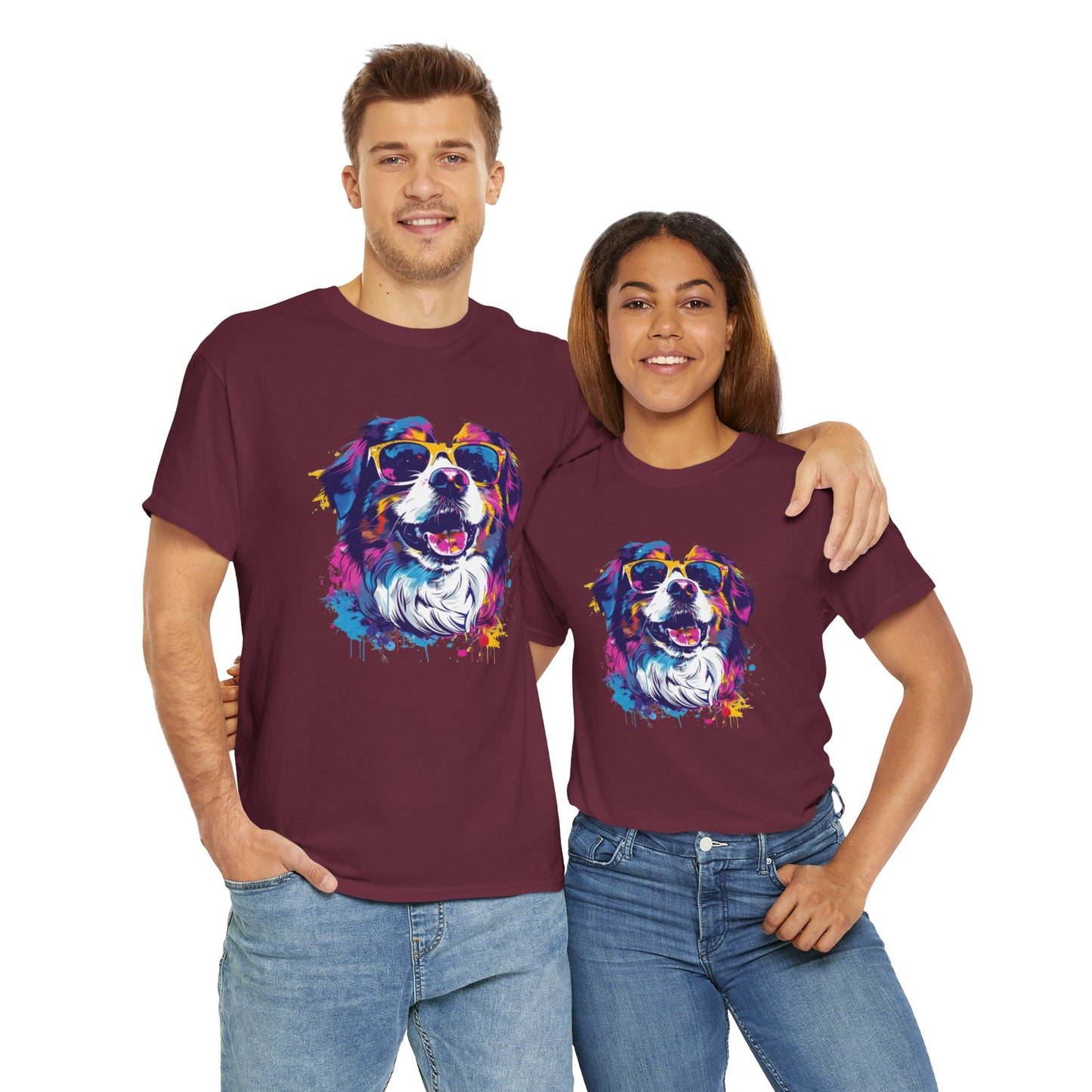 Colorful Dog Art Tee