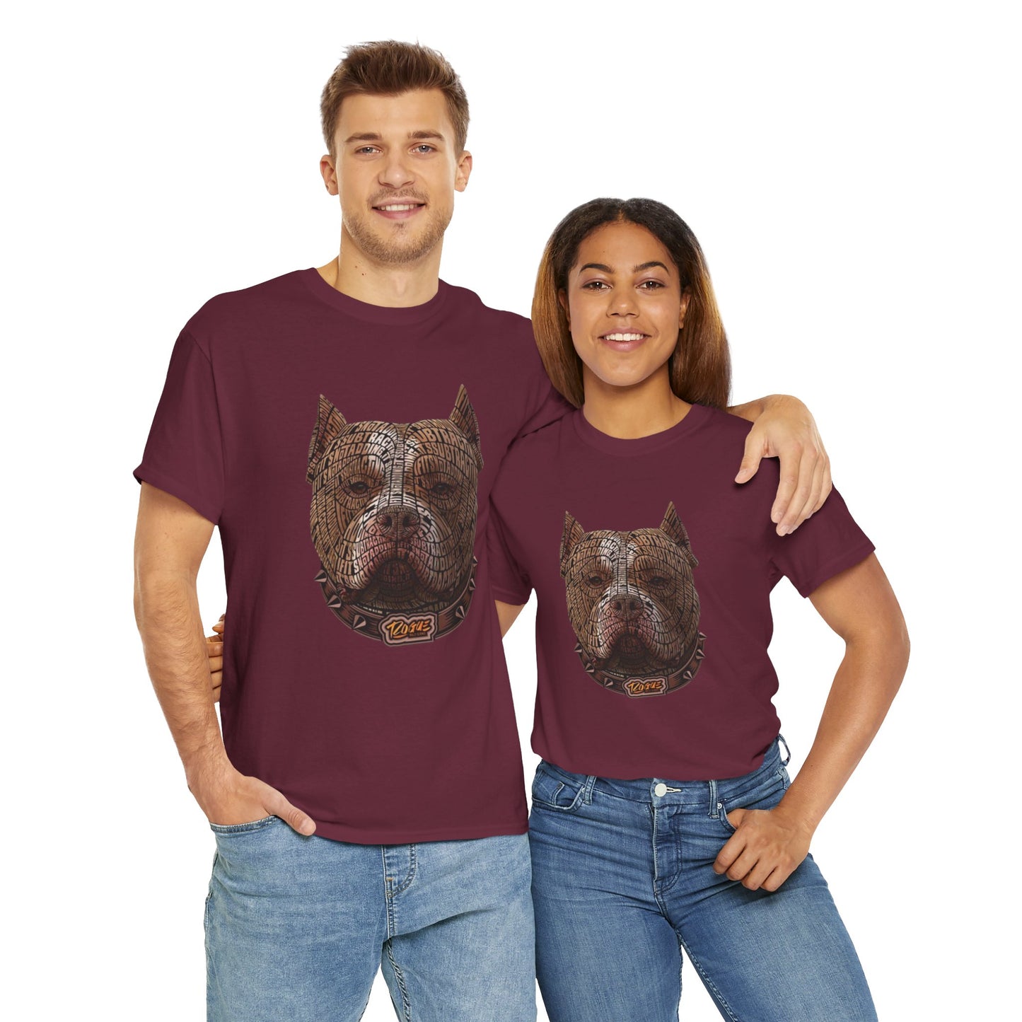 Pitbull Design Unisex Heavy Cotton Tee