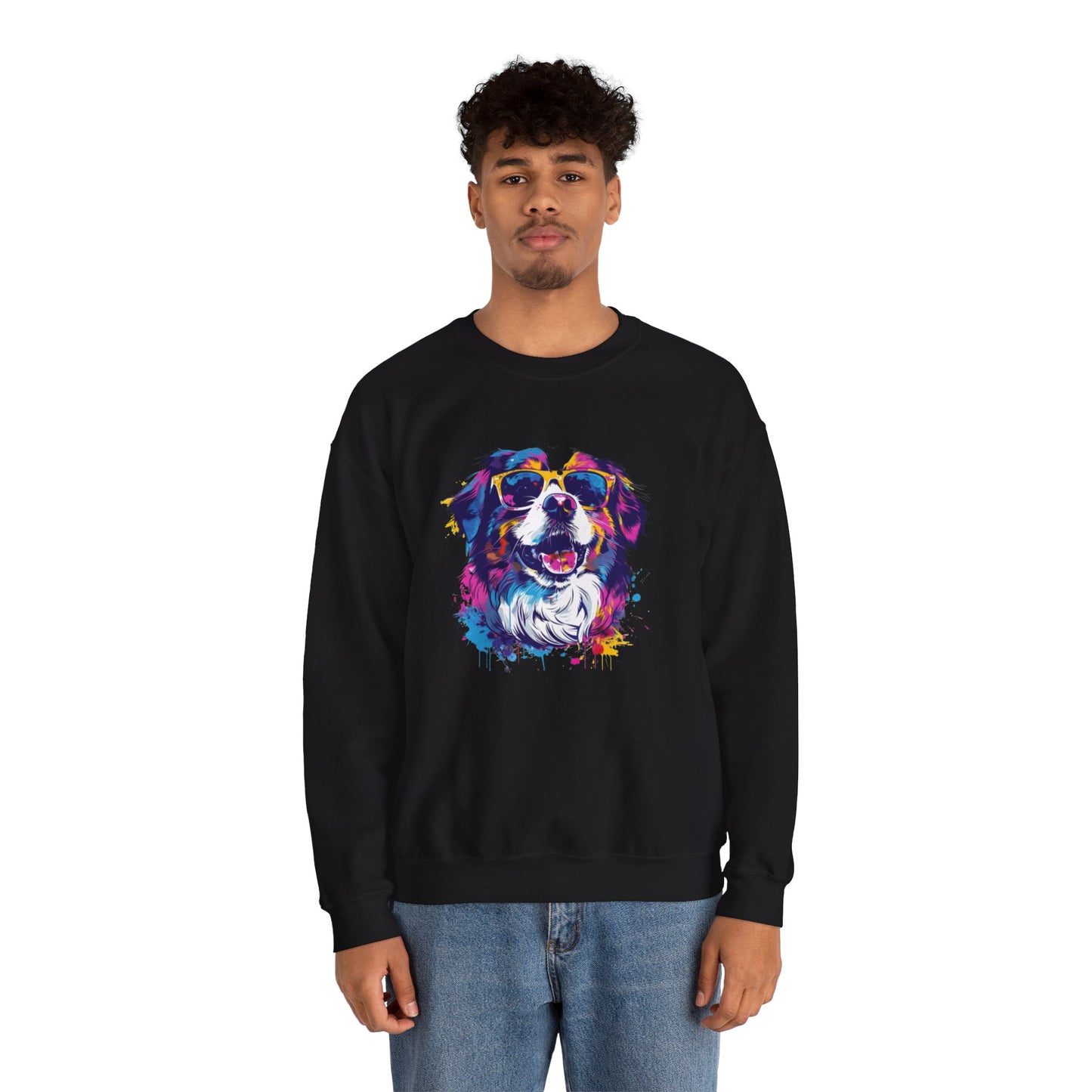 Colorful Dog Lover's Sweatshirt